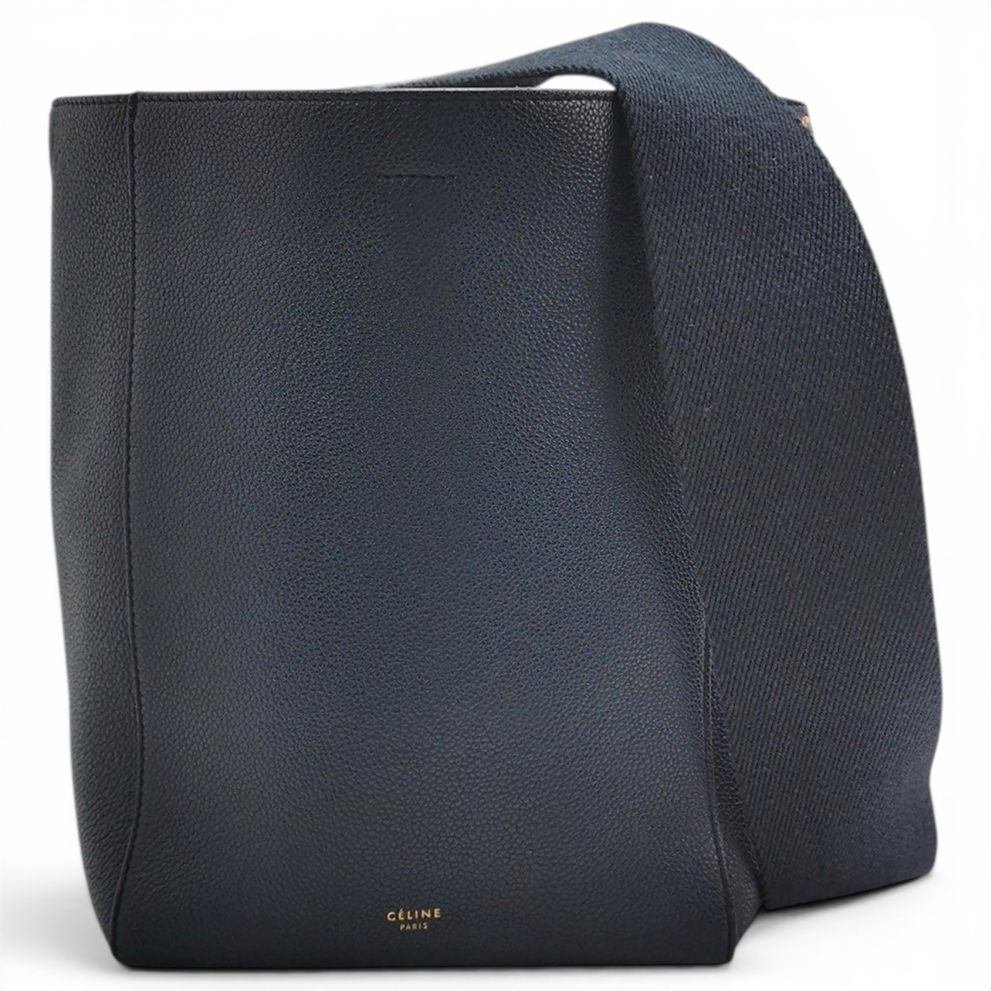 Seau Sangle leather handbag