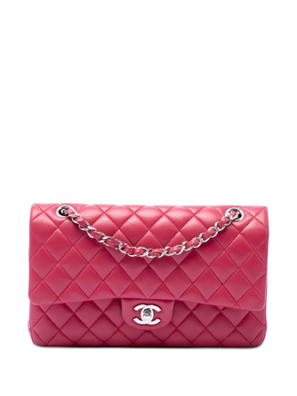 2018-2019 Medium Classic Lambskin Double Flap shoulder bag