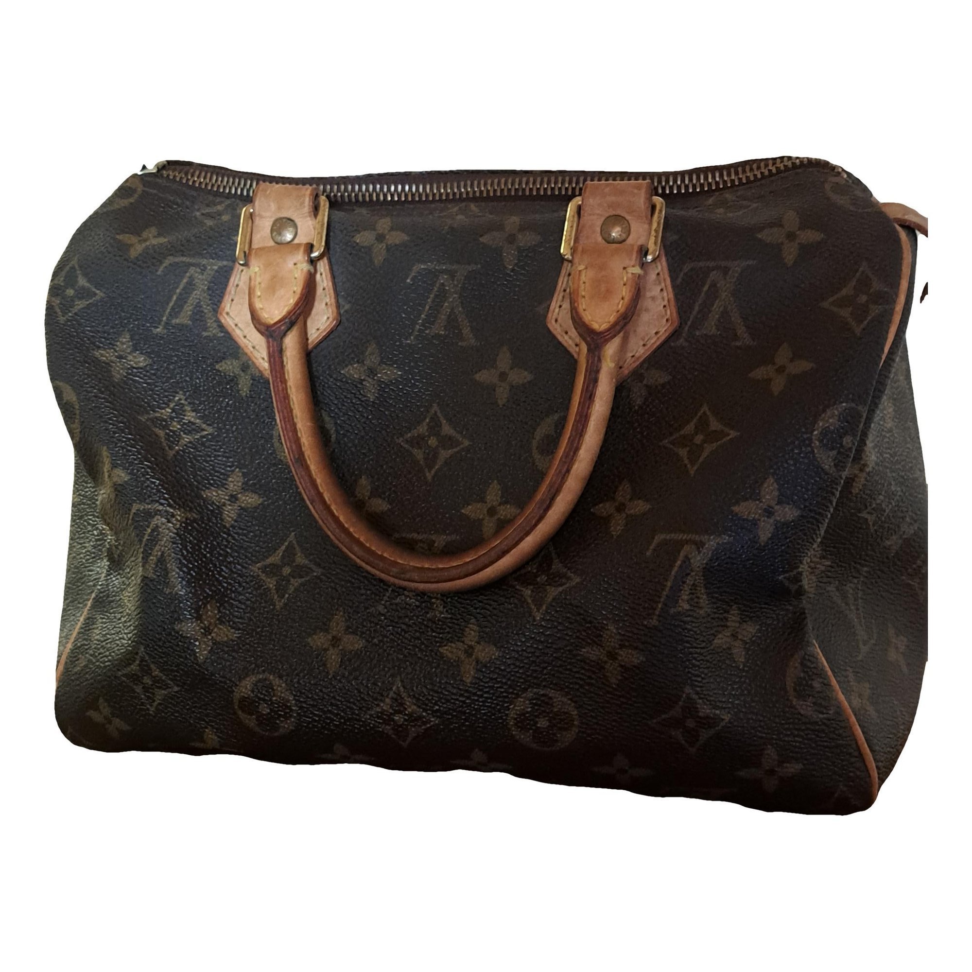 Speedy leather handbag