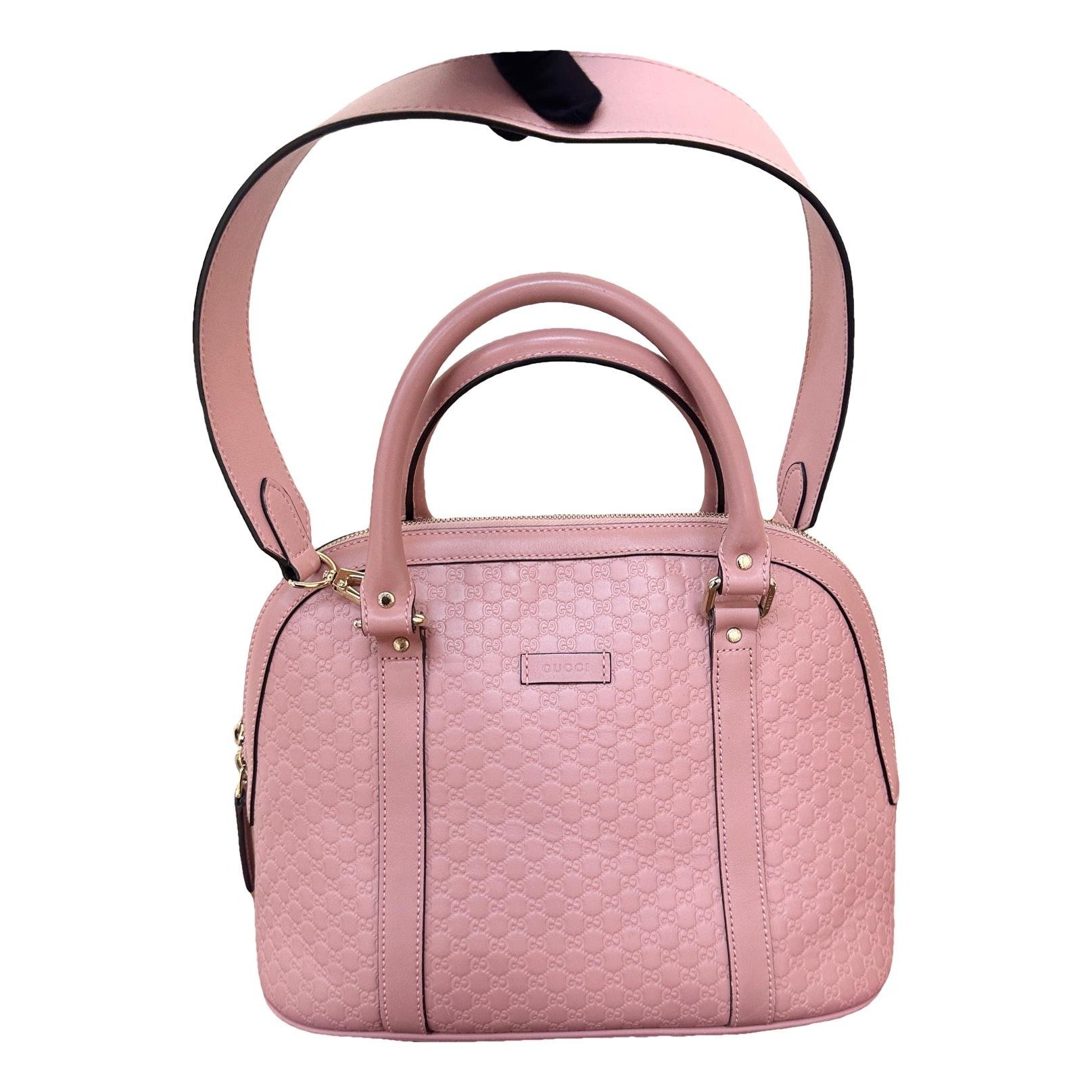 Dôme leather handbag