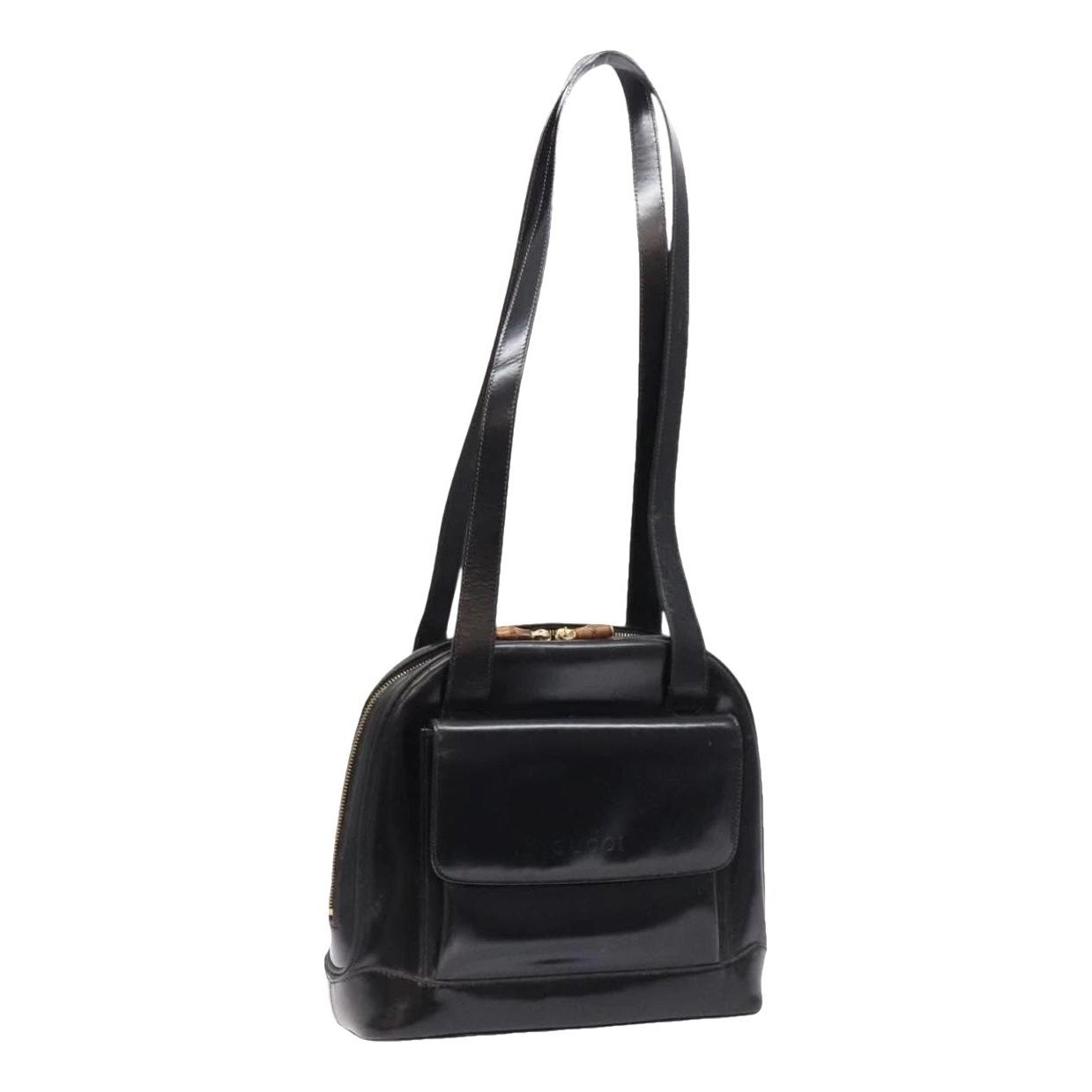 Patent leather handbag