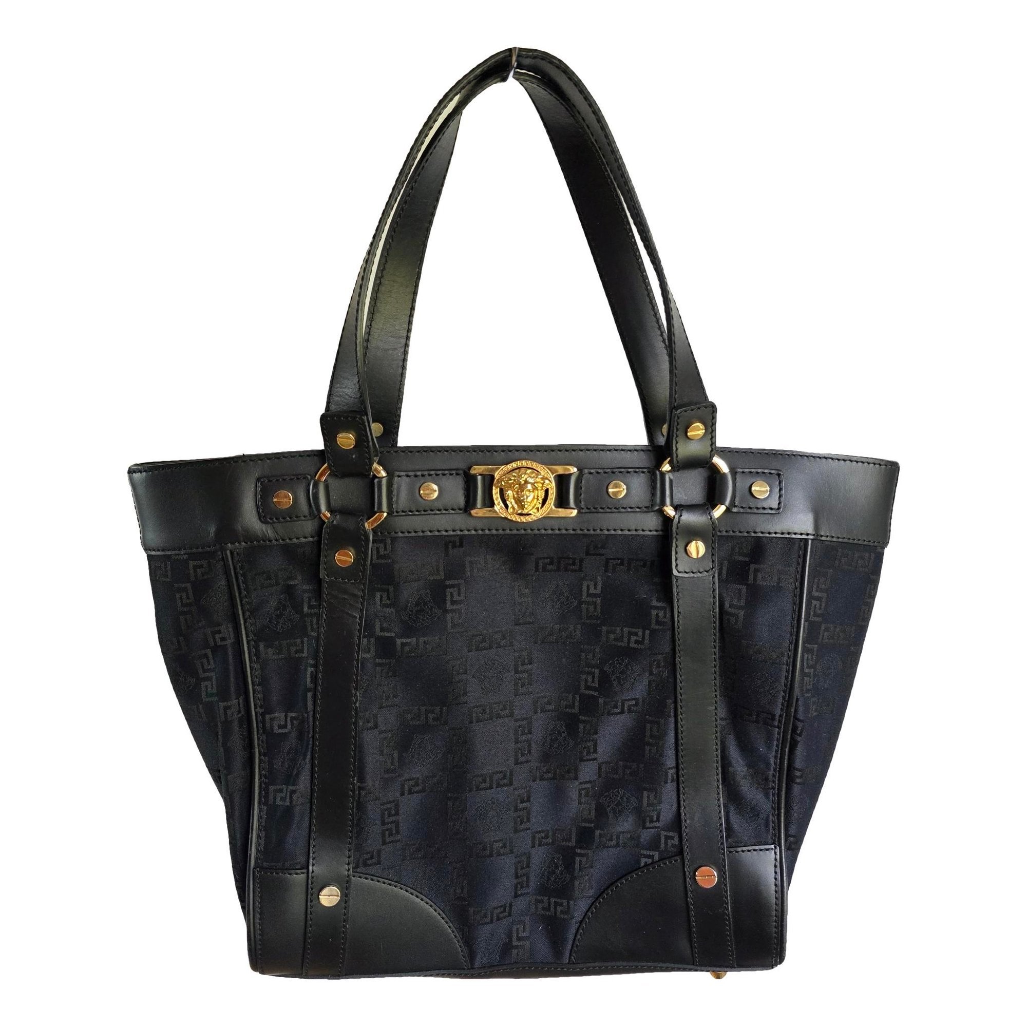 La Medusa leather handbag