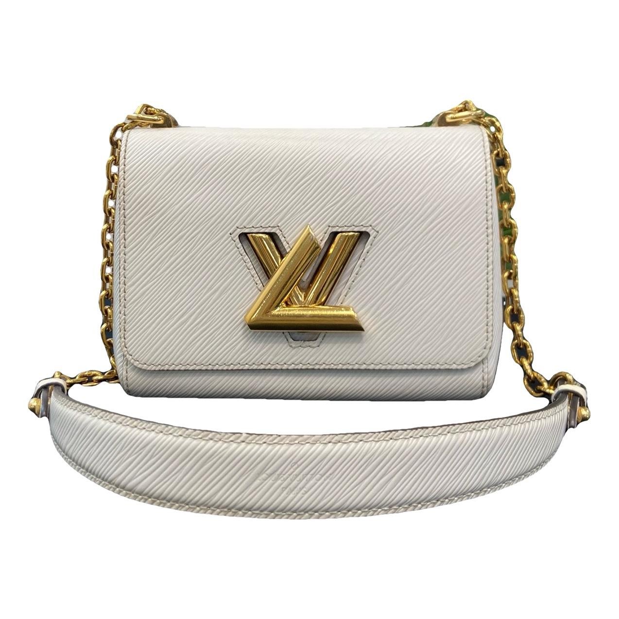 Twist leather handbag