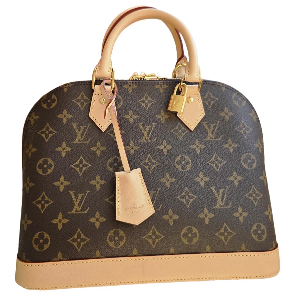 Alma leather handbag