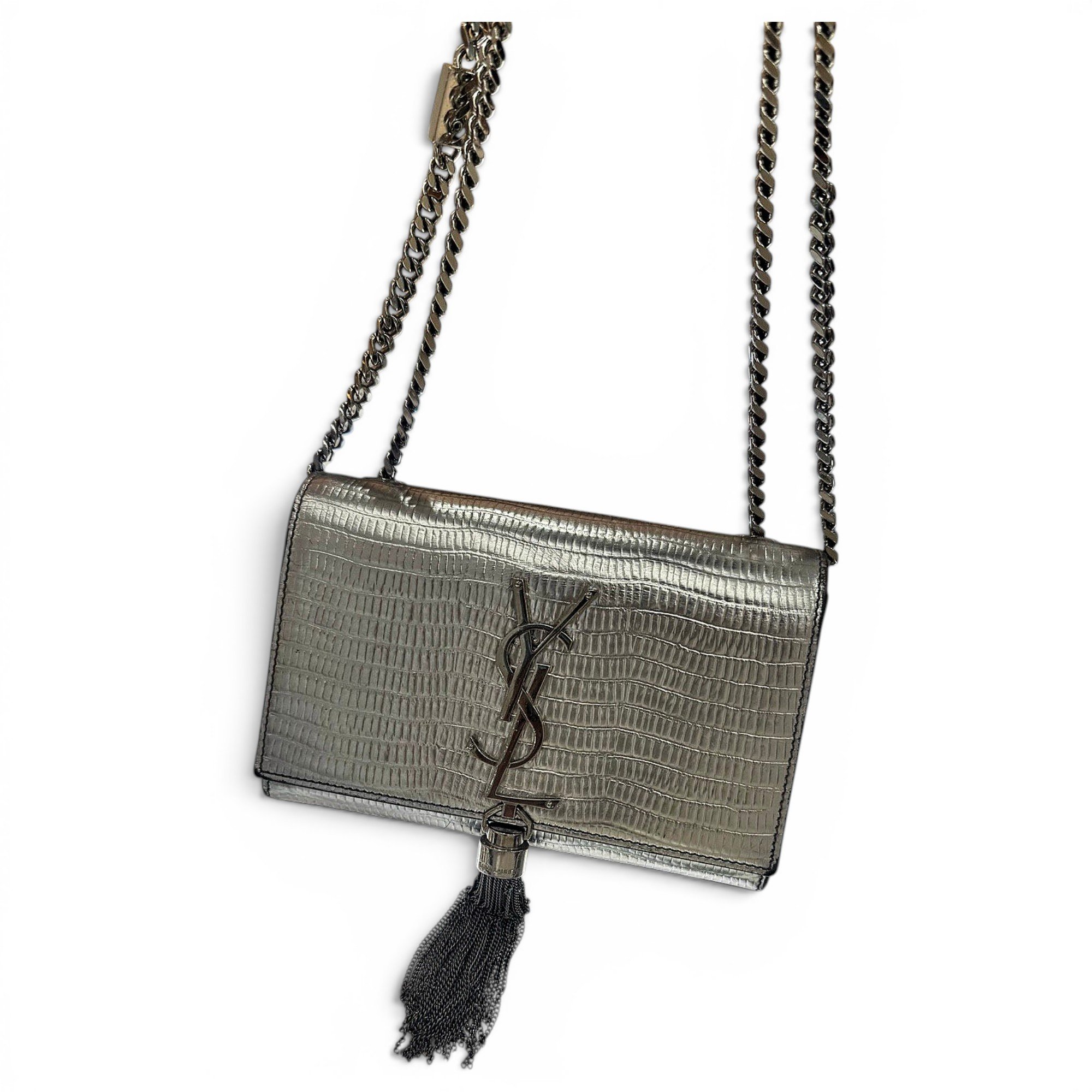 Pompom Kate leather crossbody bag