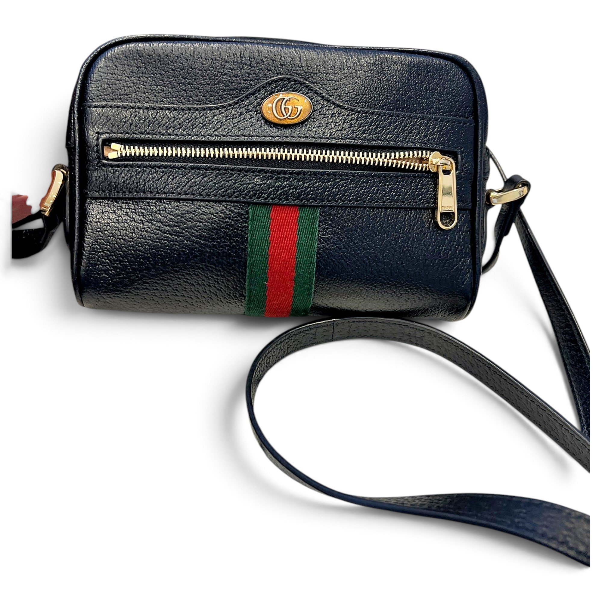 Ophidia leather clutch bag
