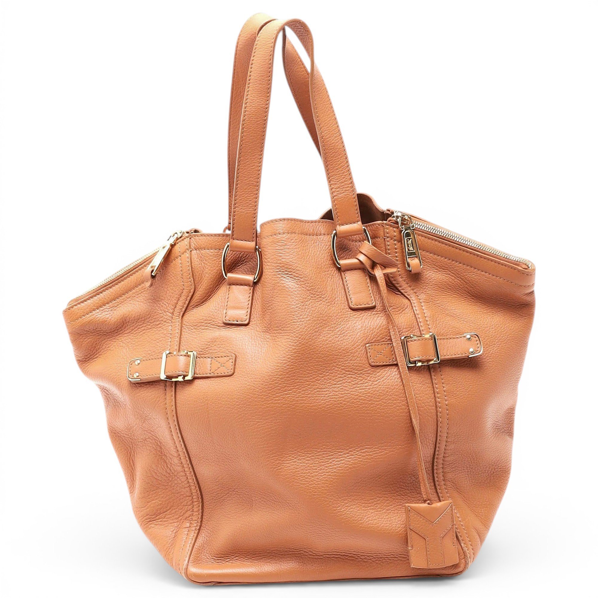 Downtown leather tote