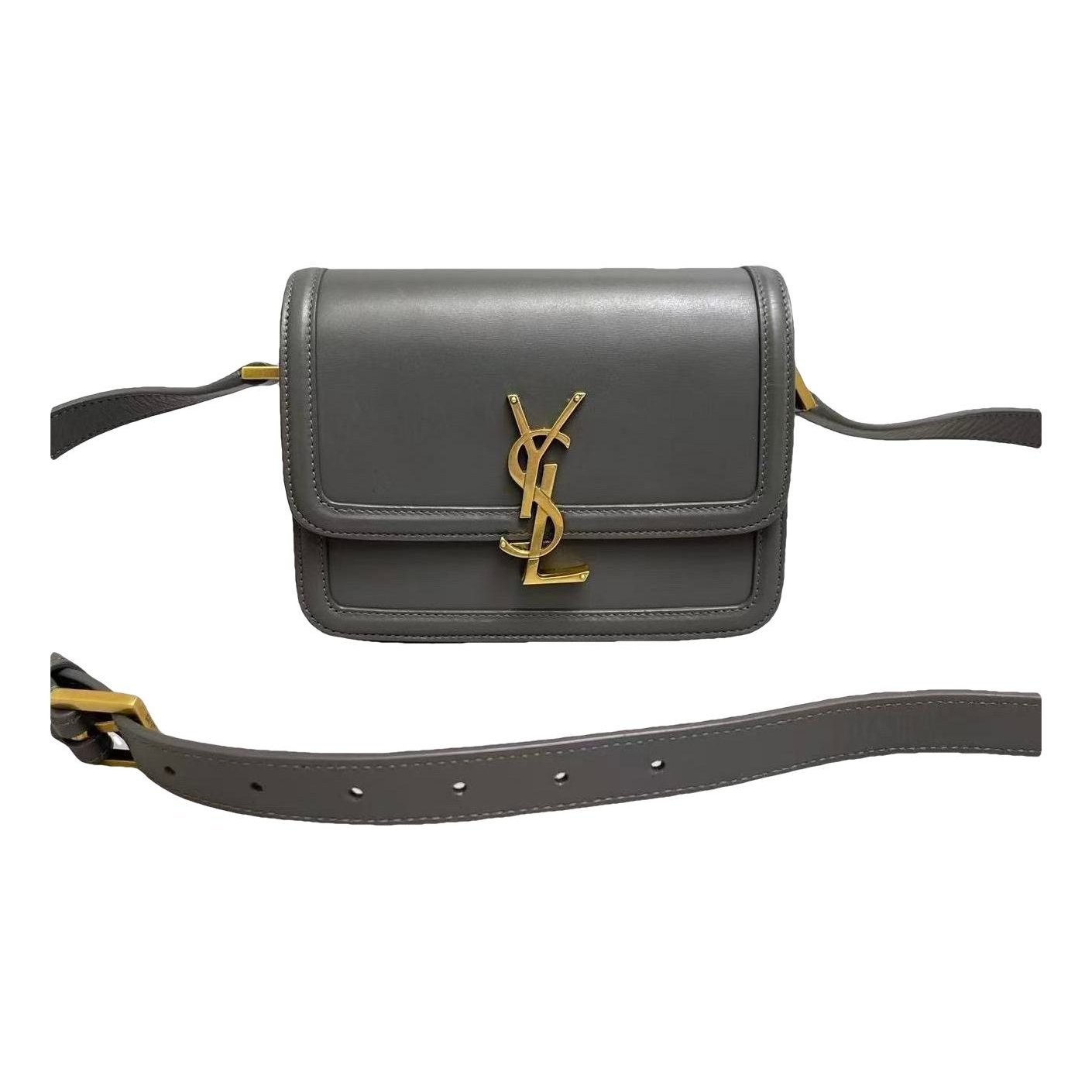 Solférino leather handbag