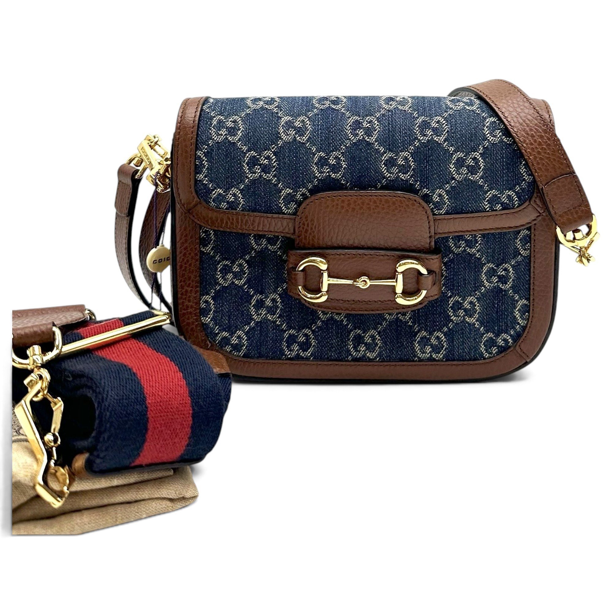Horsebit 1955 leather handbag