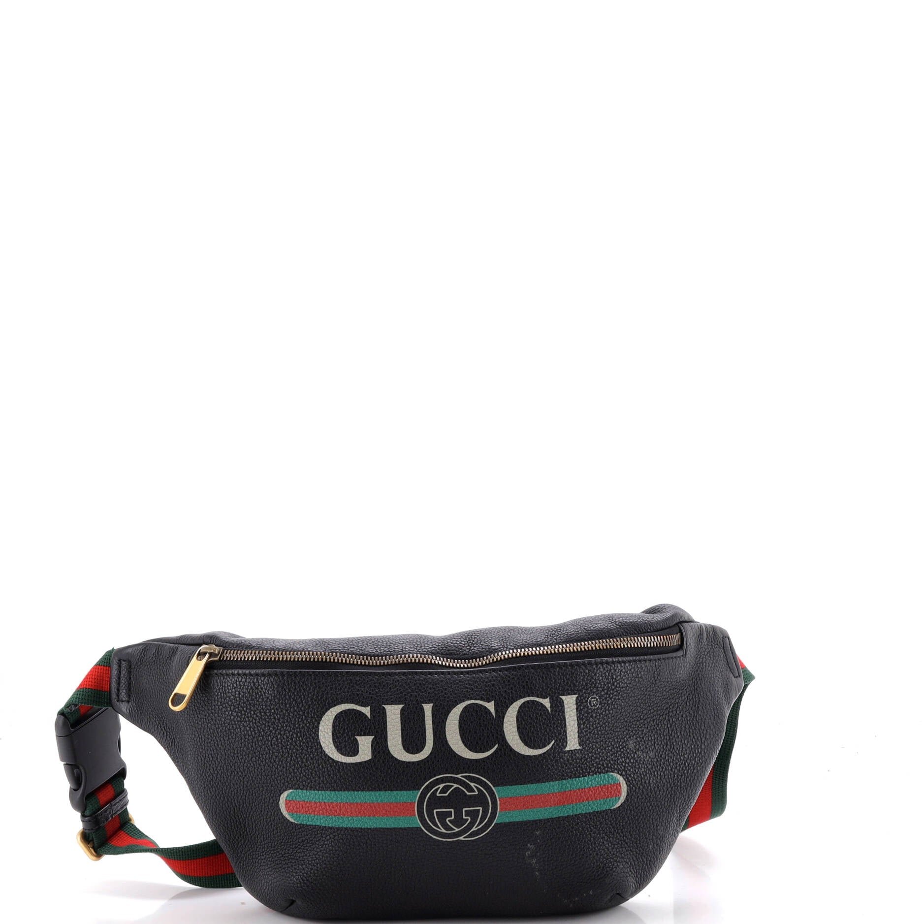 Logo Belt Bag Printed Leather Medium