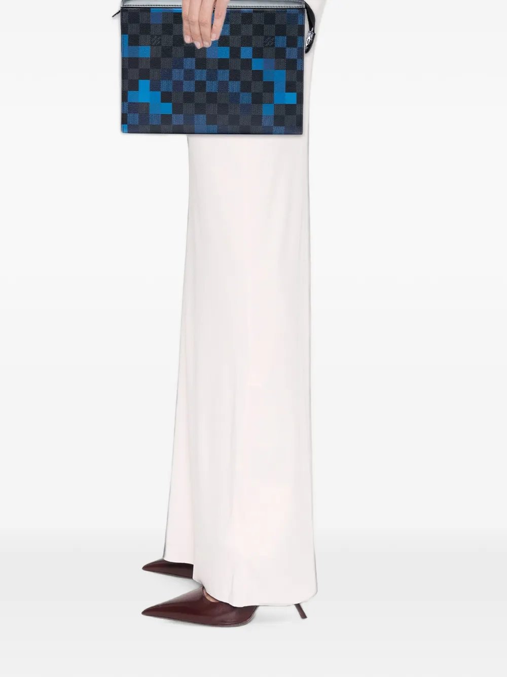 2019 Damier Graphite Pixel Pochette Voyage MM clutch bag