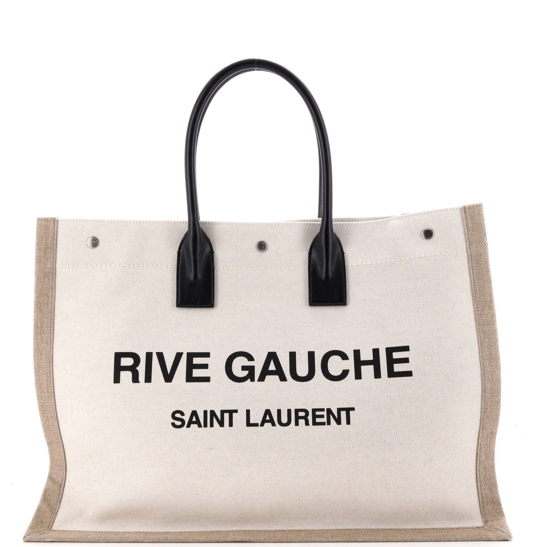 Rive Gauche Shopper Tote Canvas Large