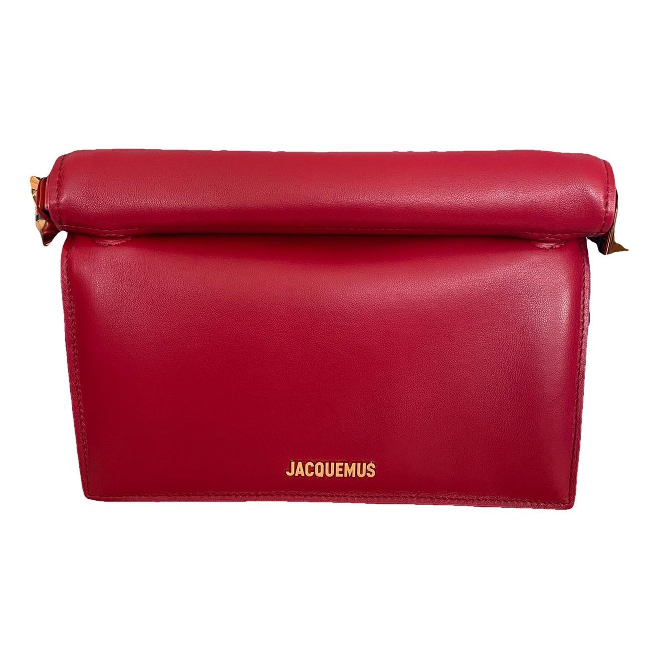 Jacquemus La Pochette Rond Carré leather clutch bag