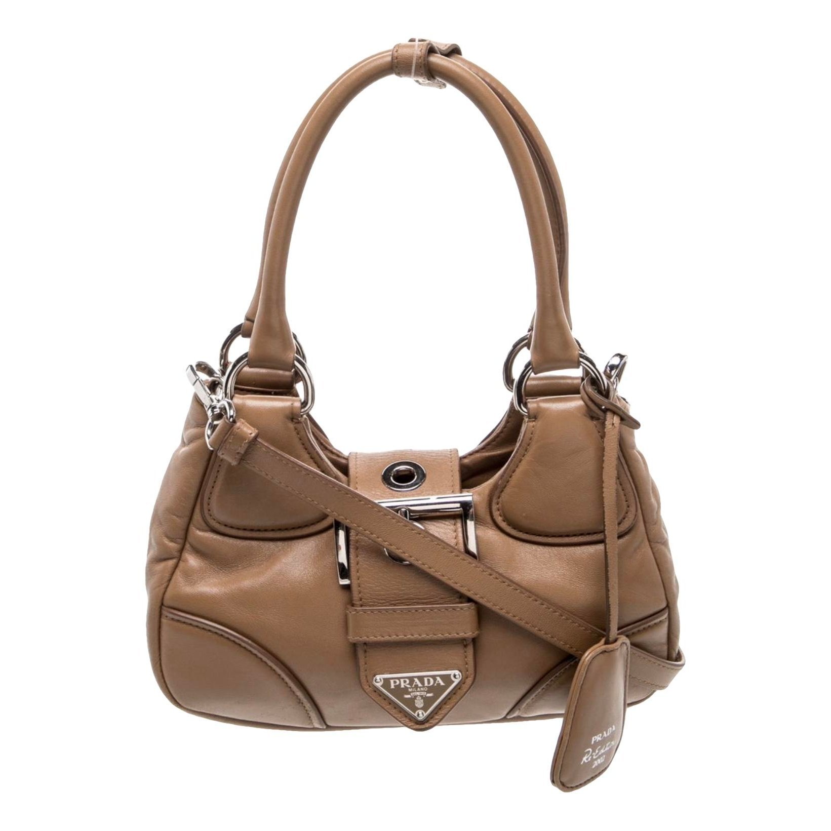 Moon leather handbag