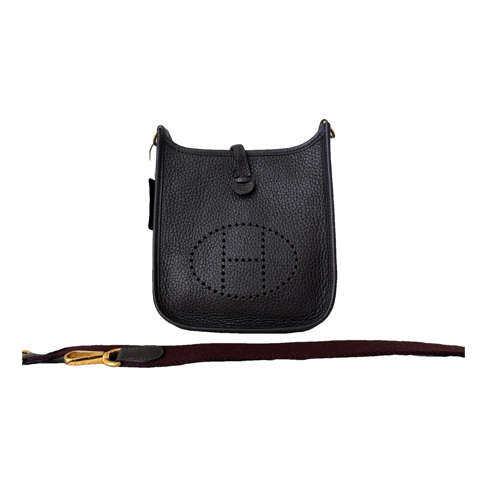 Mini Evelyne leather handbag