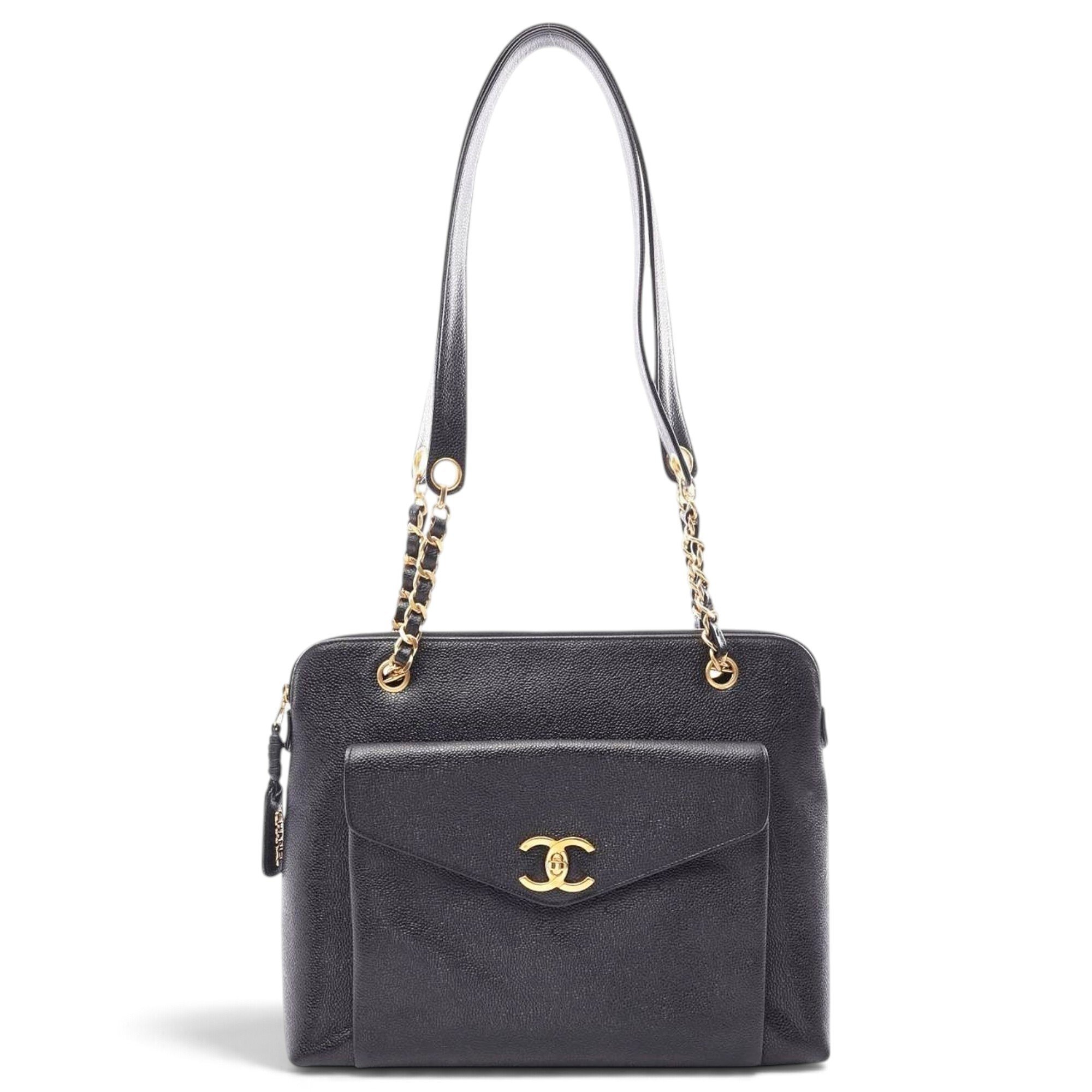Leather tote