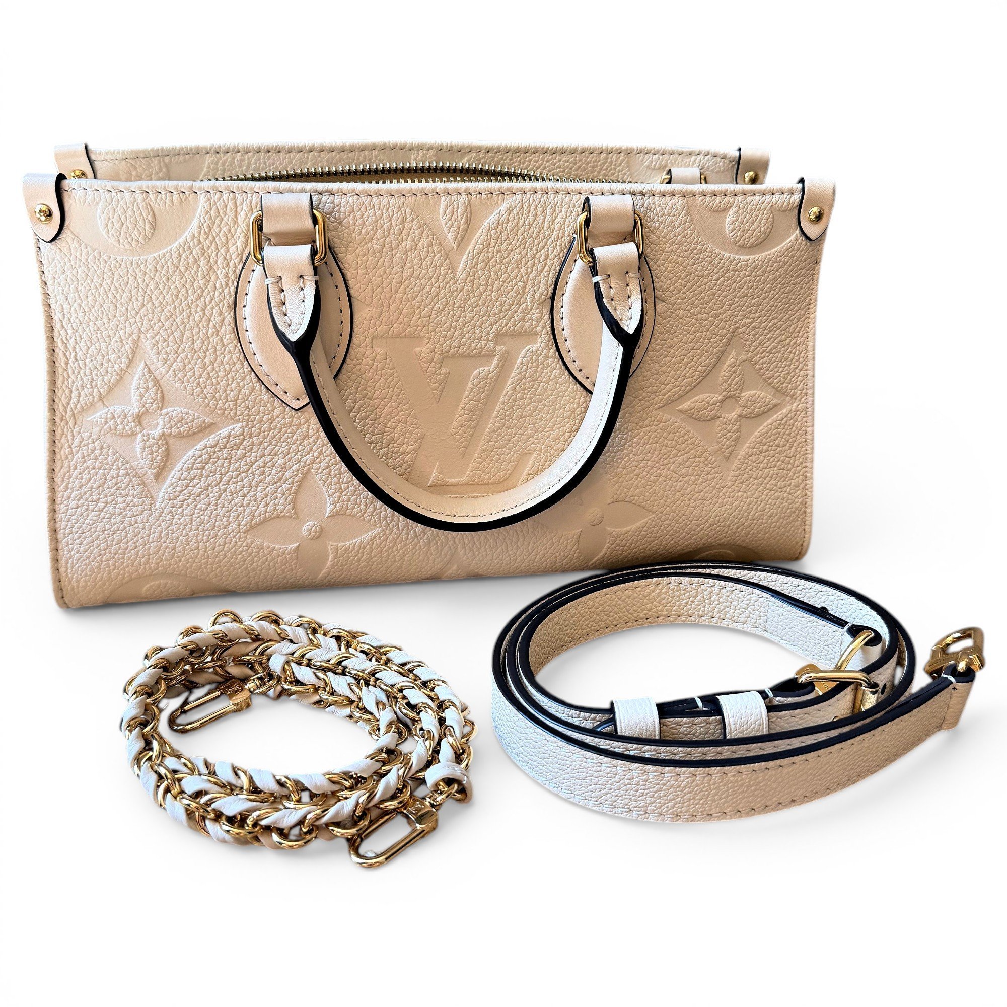 OnTheGo East West leather handbag