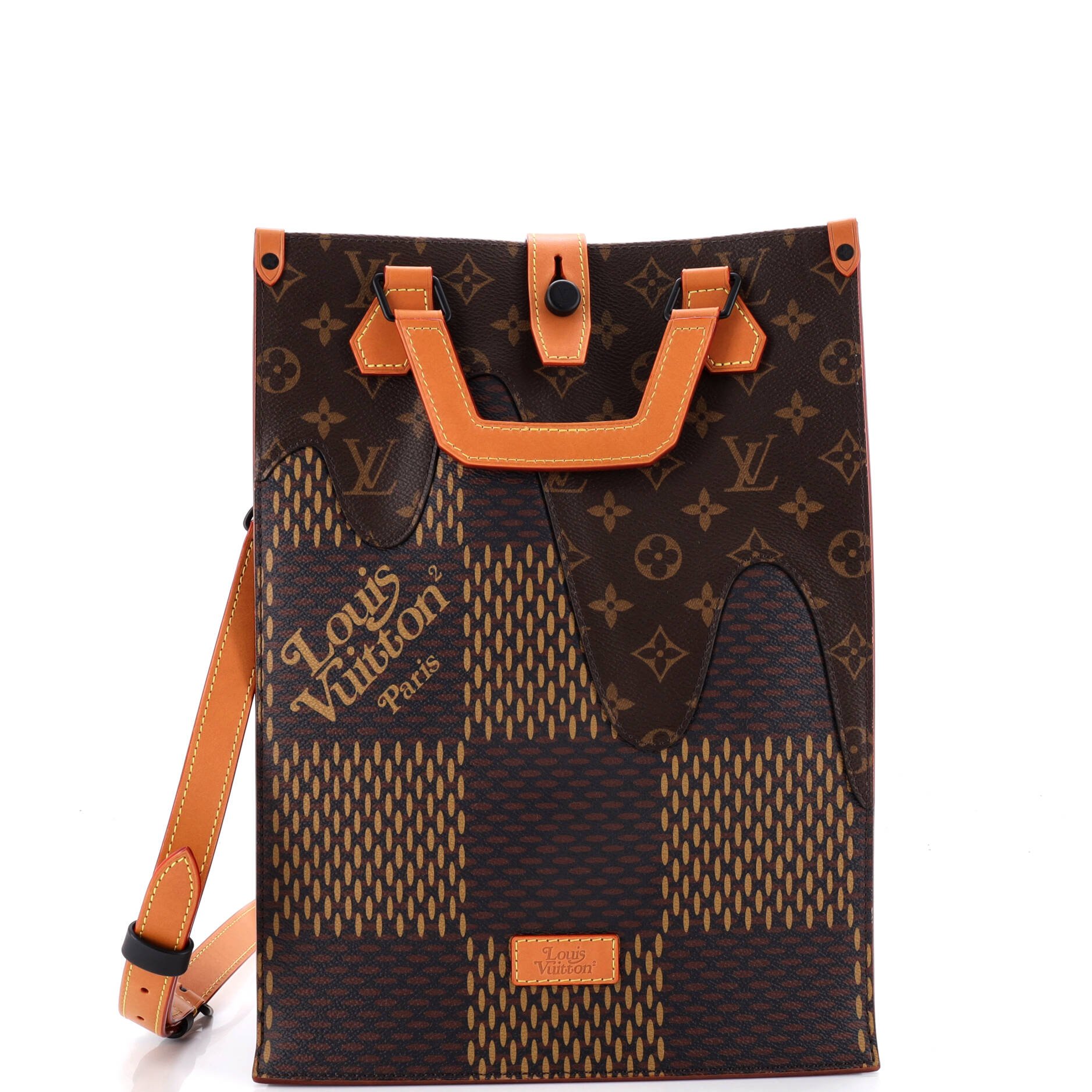 Nigo Tote Limited Edition Giant Damier and Monogram Canvas Mini