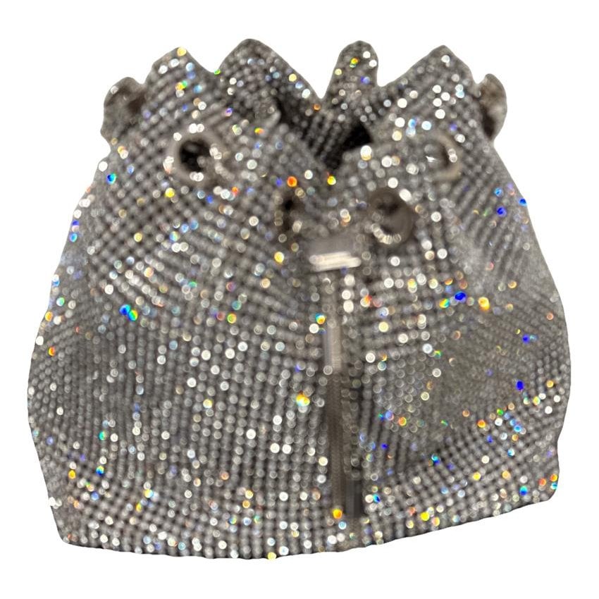 Silk clutch bag