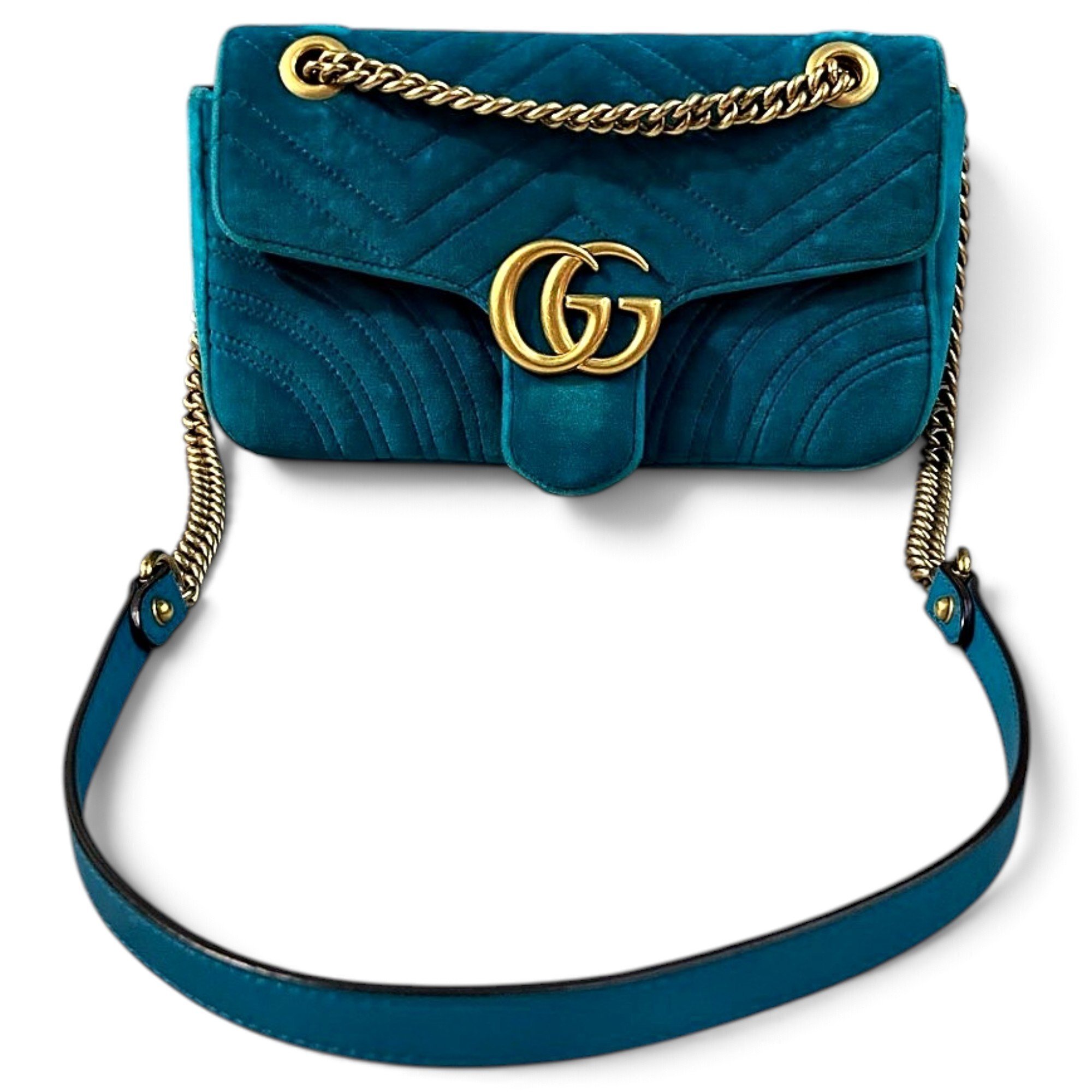 GG Marmont velvet handbag
