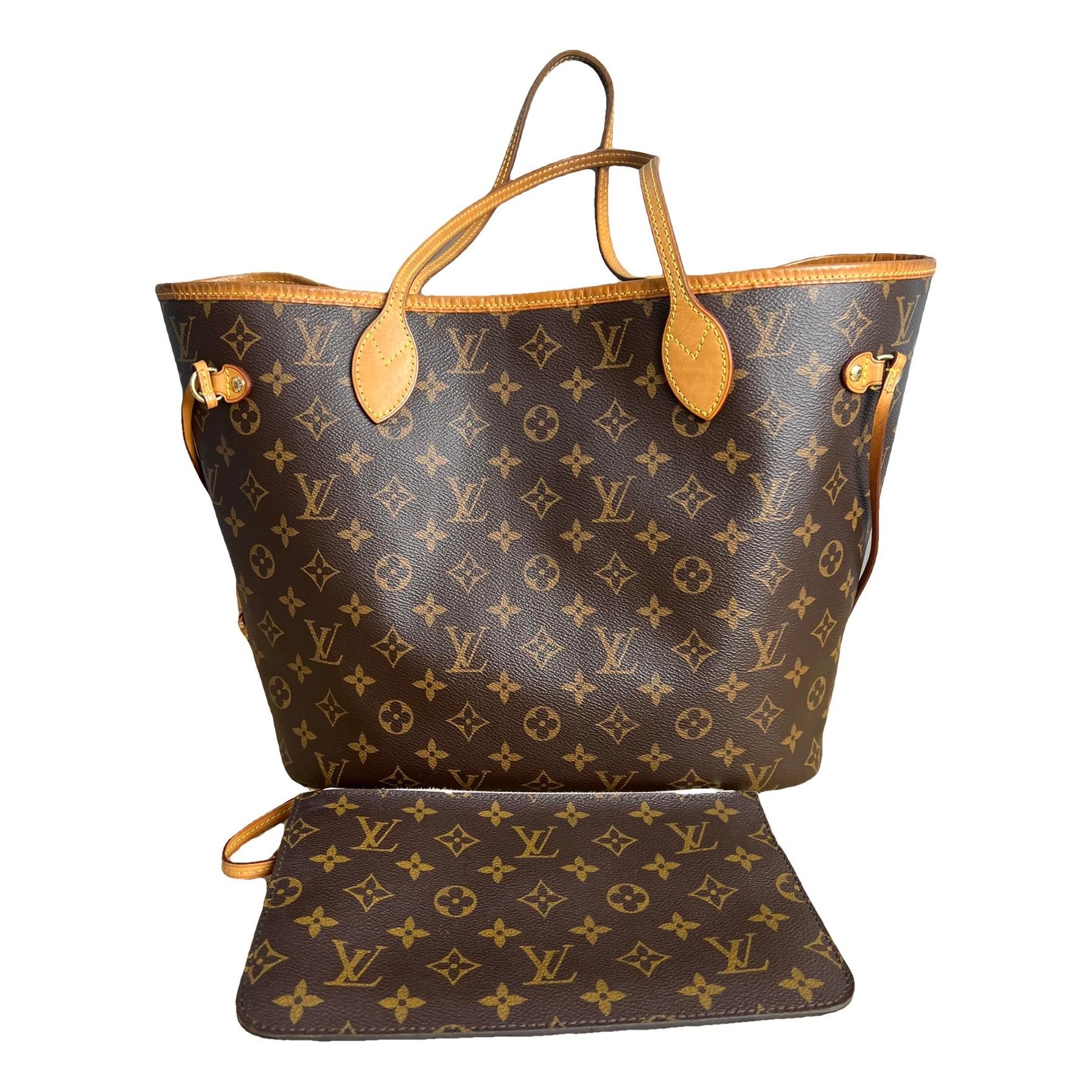 Neverfull leather tote