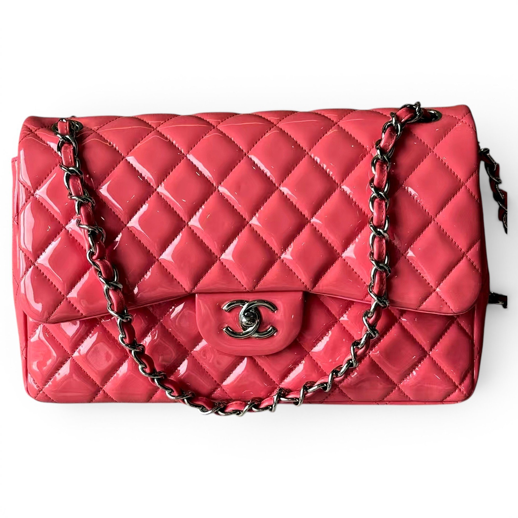 Timeless/Classique patent leather handbag