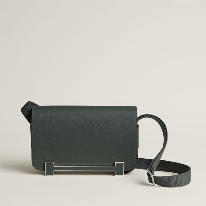 Vert Mangrove Hermès Geta Slim Bag