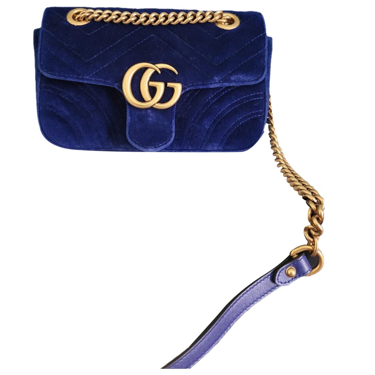 Gucci GG Marmont velvet crossbody bag