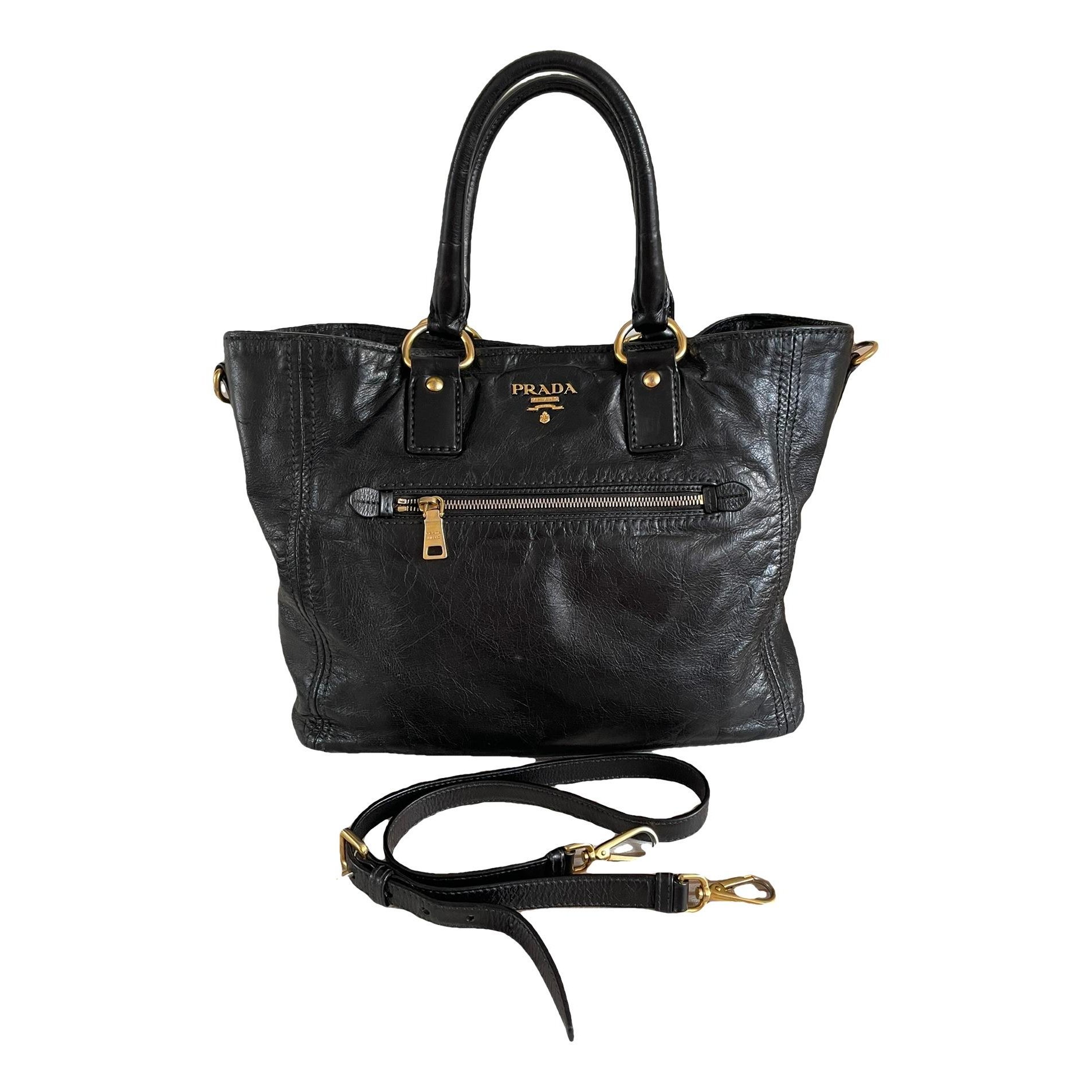 Leather handbag