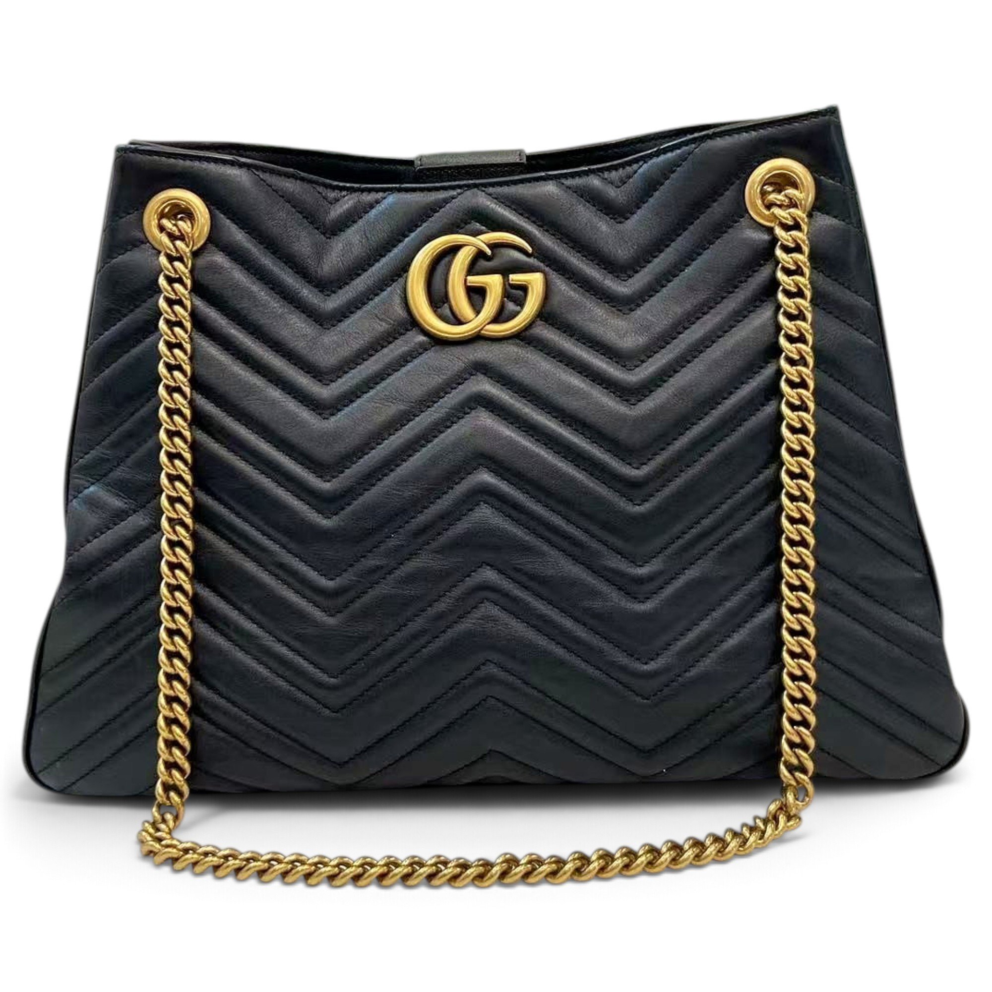 GG Marmont Shopping leather tote