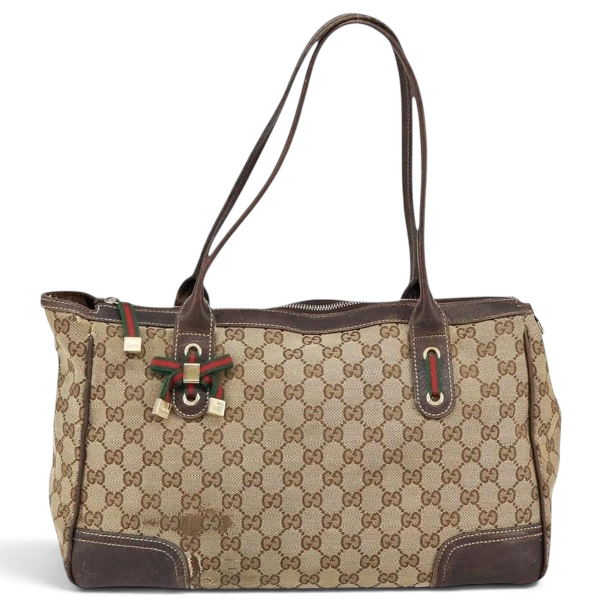 Leather tote