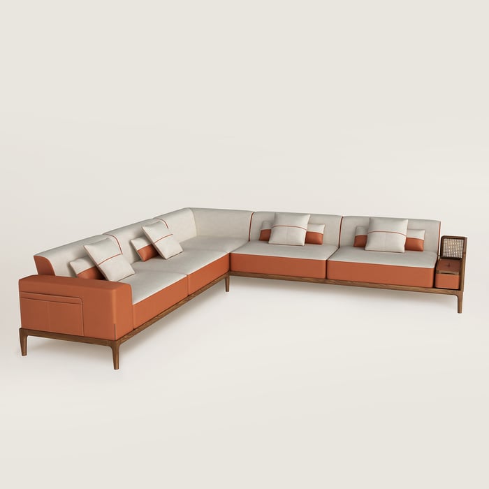 Sofa Sellier 5-seater Corner