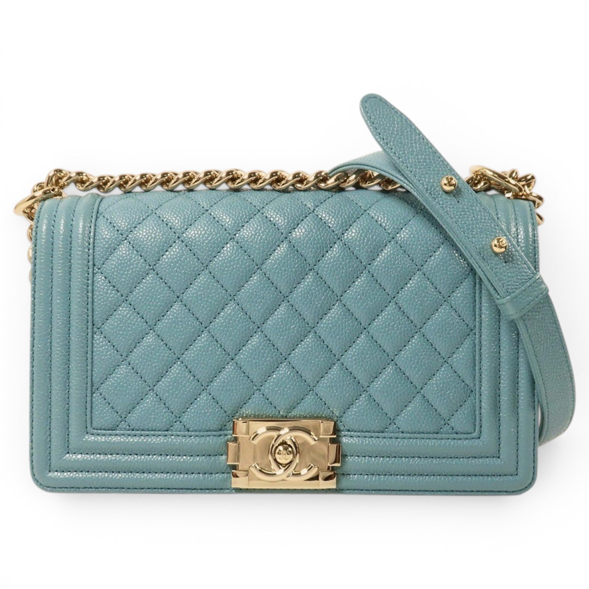 Wallet On Chain Boy leather crossbody bag