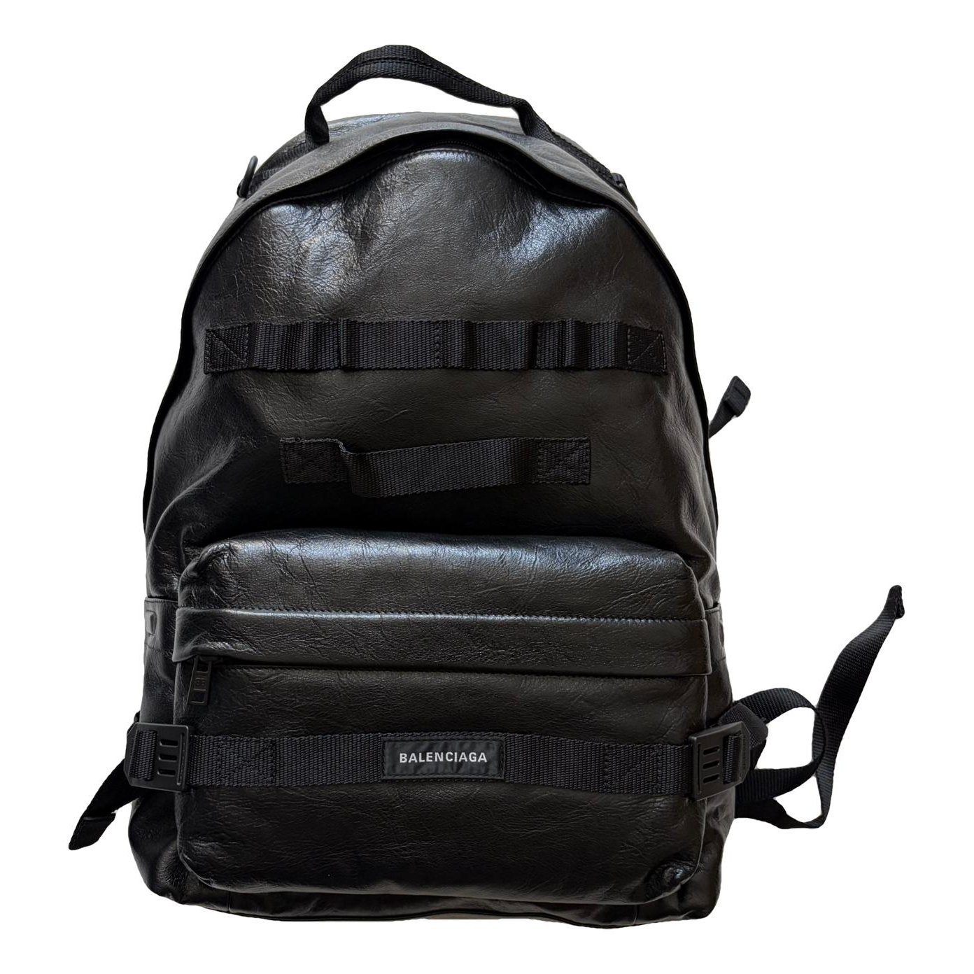 Leather backpack
