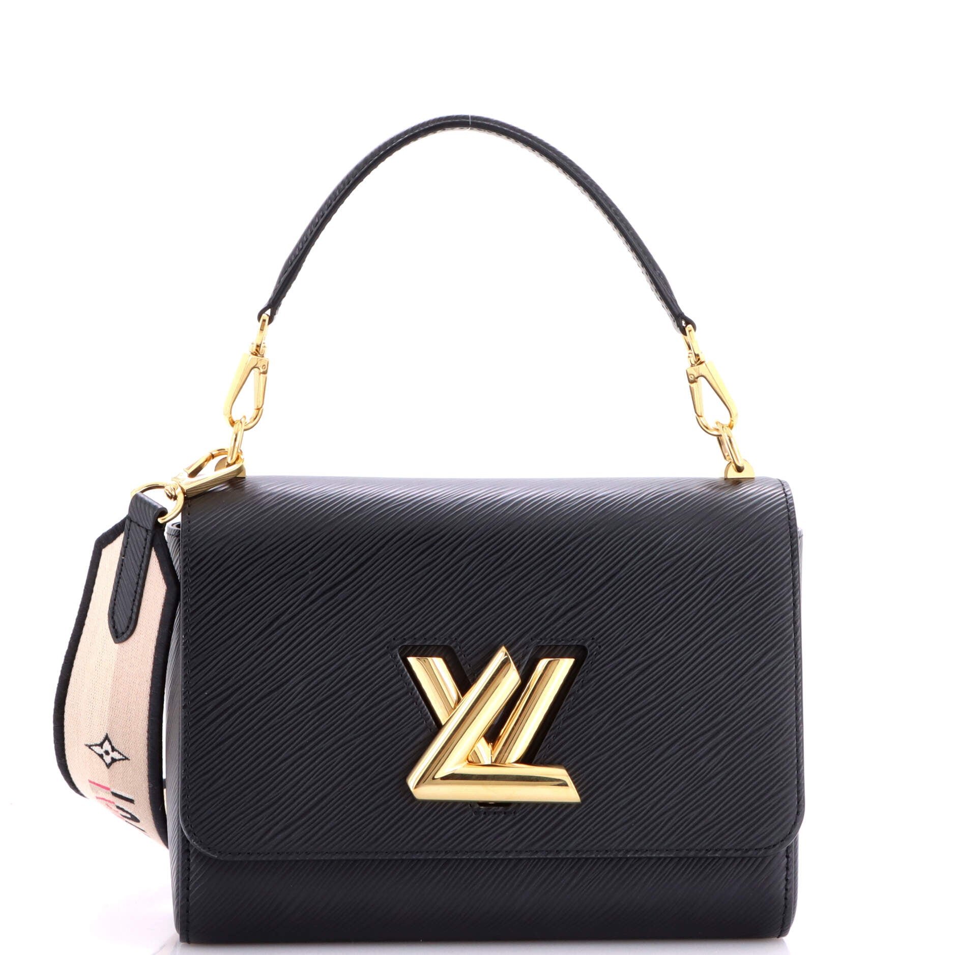 Louis Vuitton Twist Strap Top Handle Bag Epi Leather MM