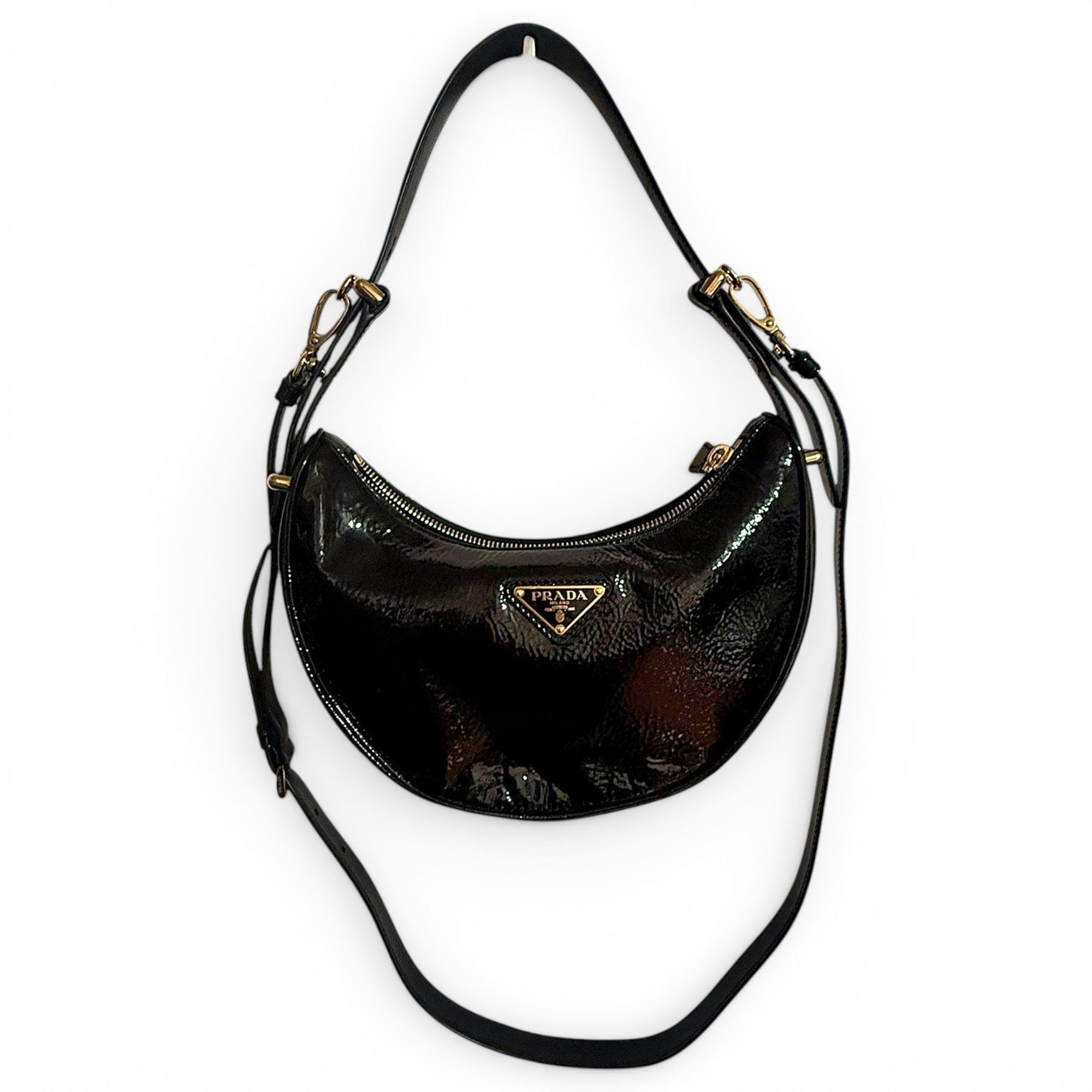 Arqué leather handbag