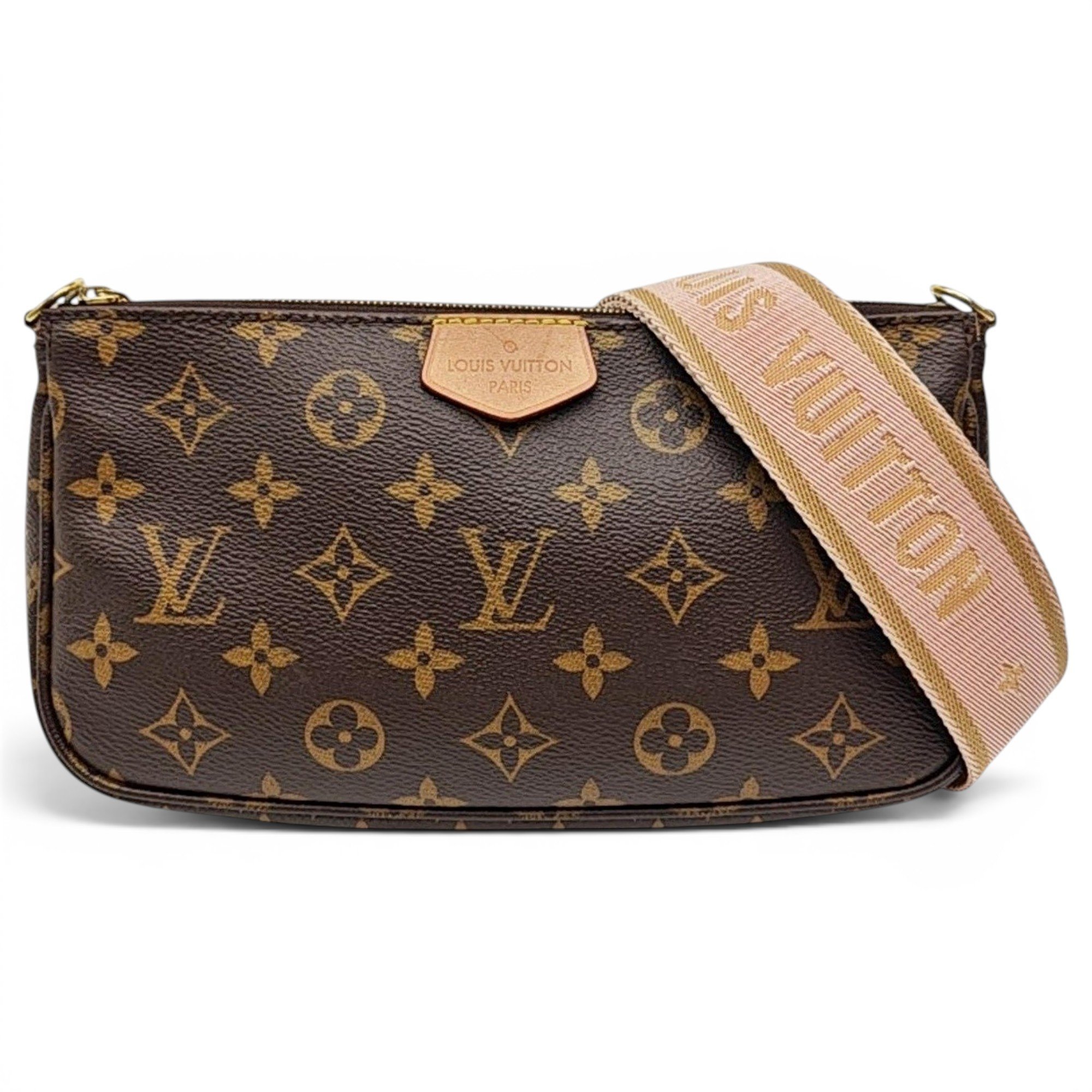 Maxi Multi Pochette Accessoires leather handbag