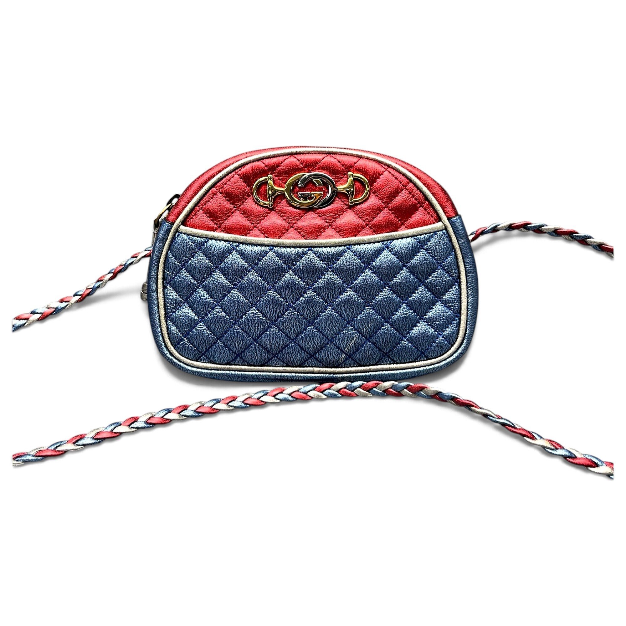 Ophidia Dome leather crossbody bag