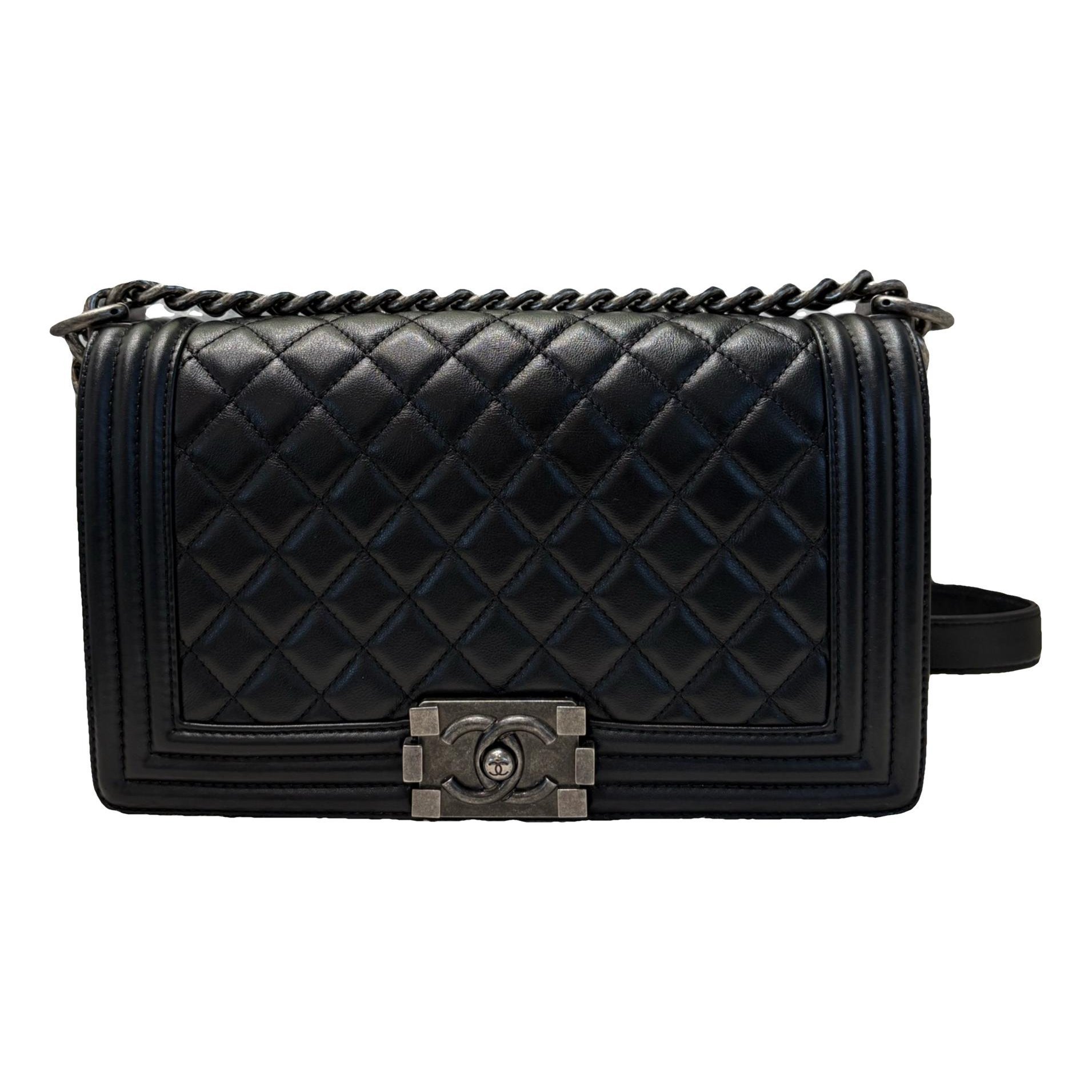 Boy leather crossbody bag