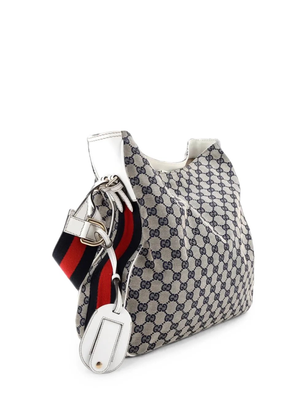 Heritage Web GG Canvas Medium hobo bag