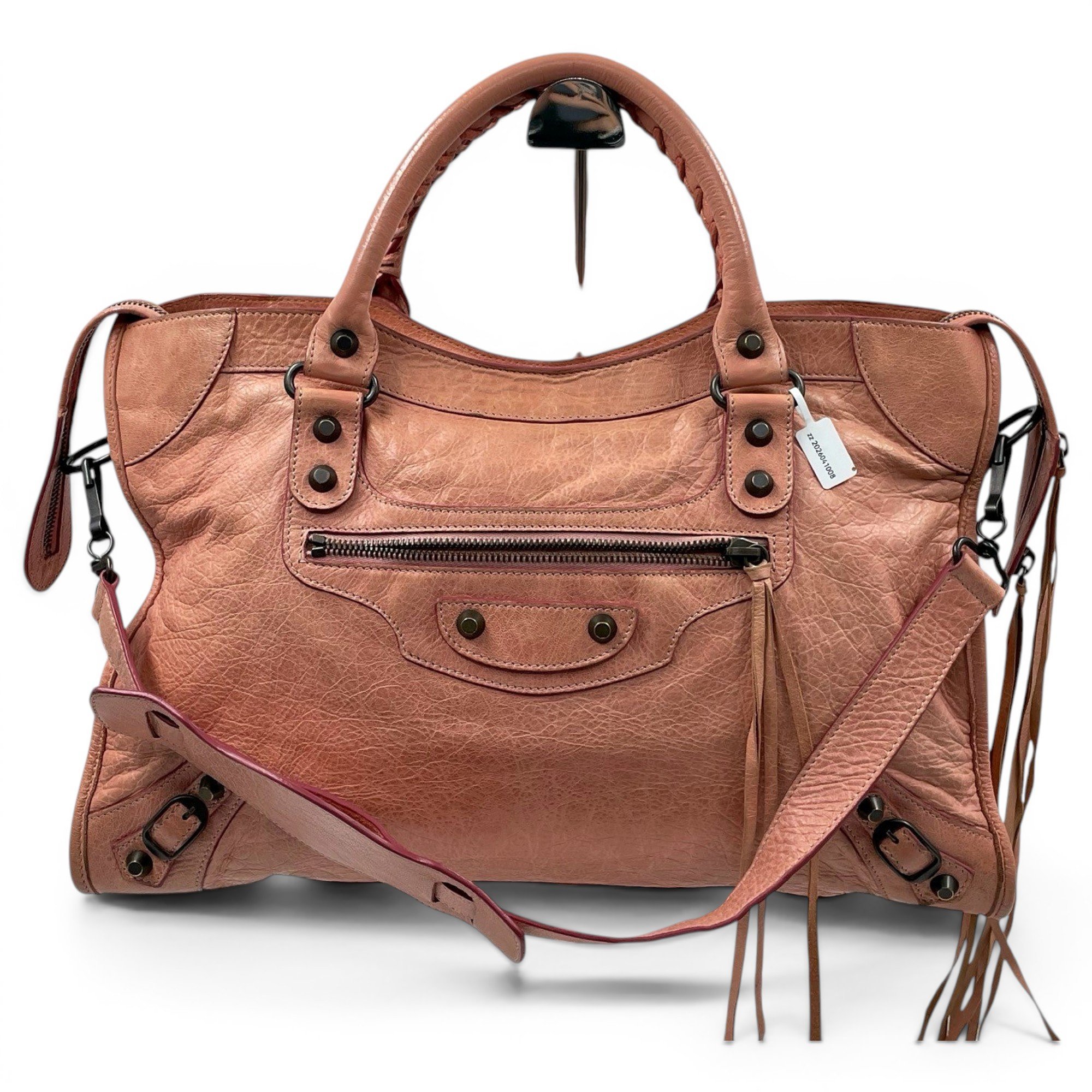 City leather crossbody bag