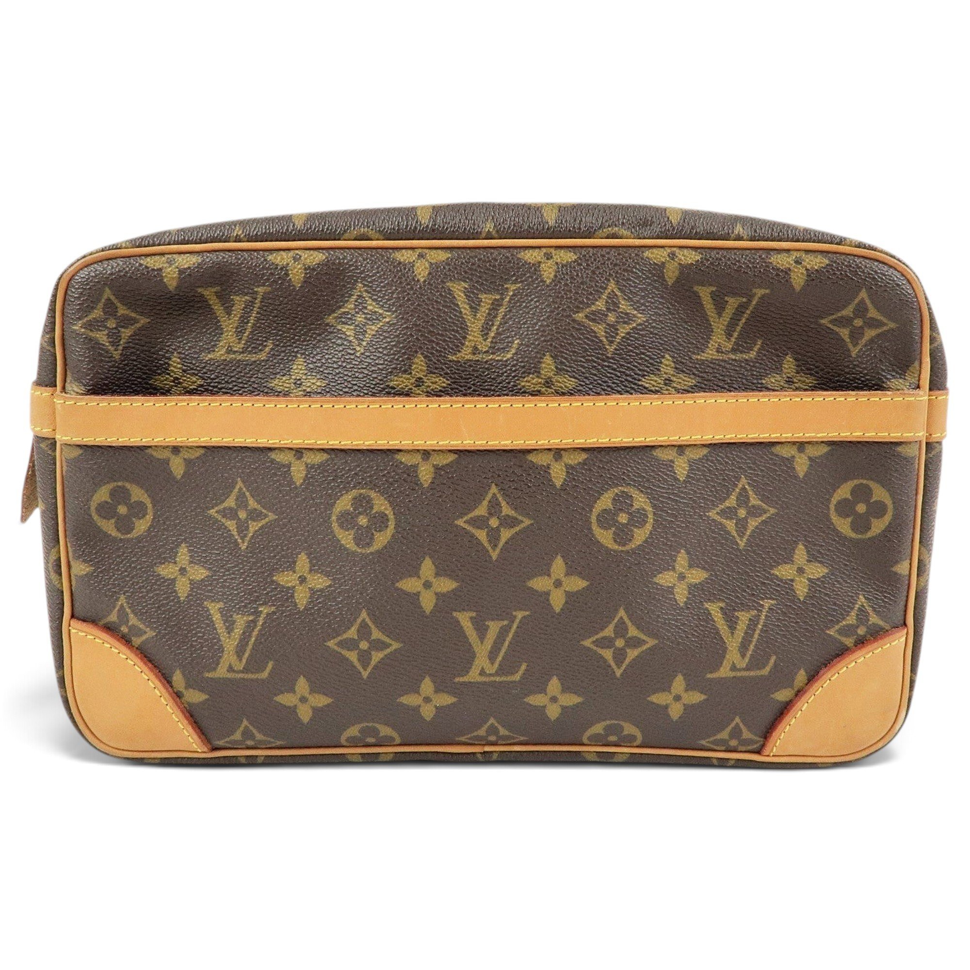Leather clutch bag