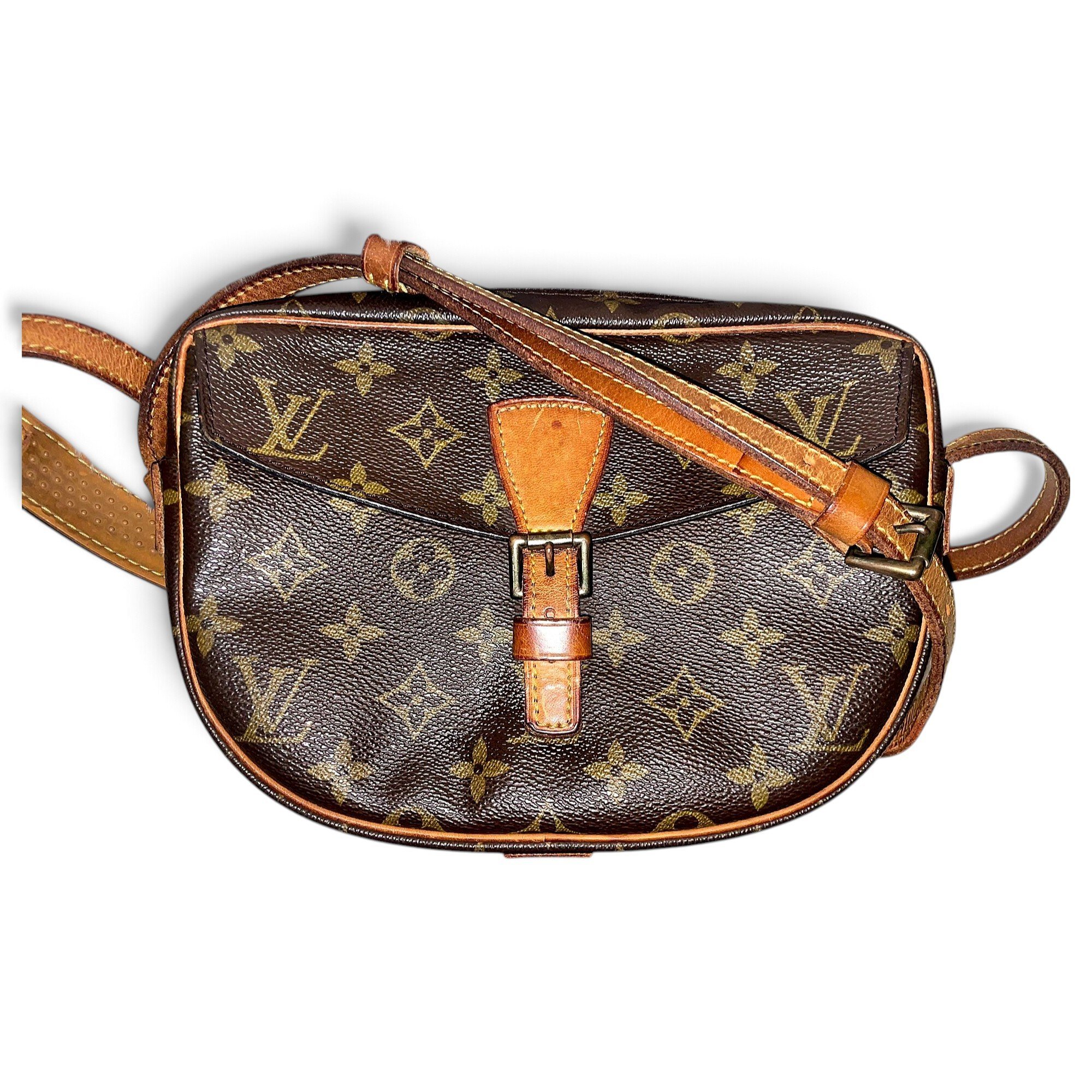 Jeune fille leather crossbody bag