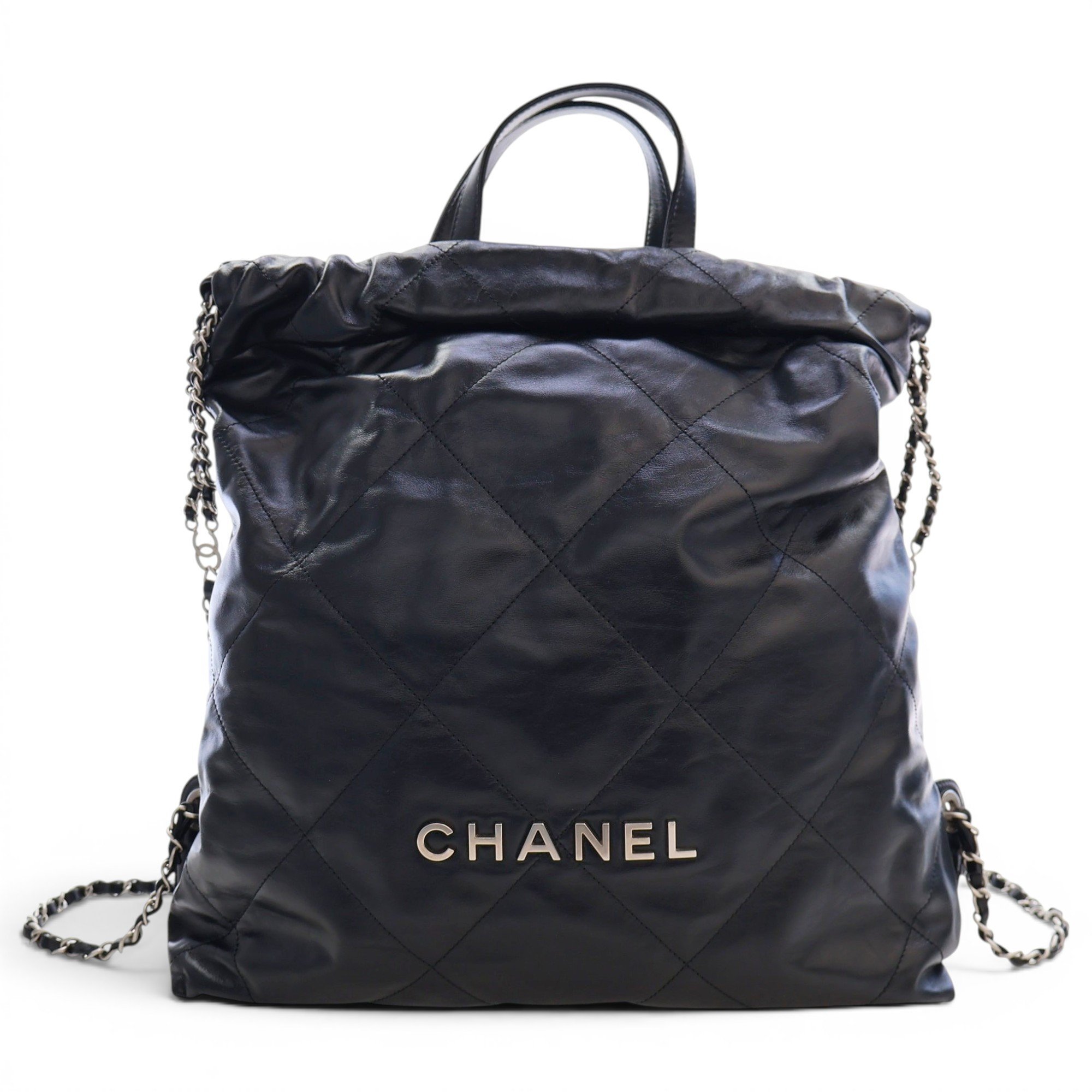Chanel 22 leather backpack