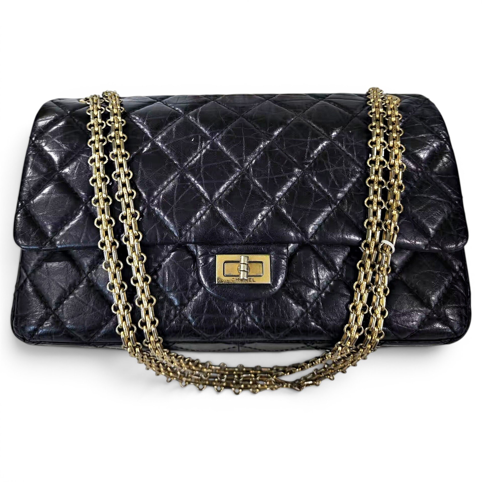 2.55 leather handbag