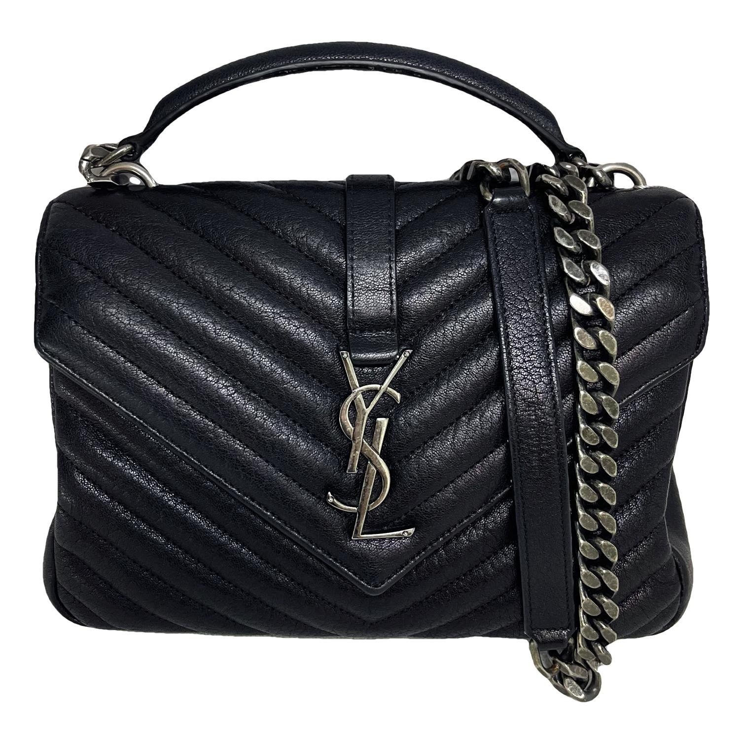 Collége monogramme leather handbag