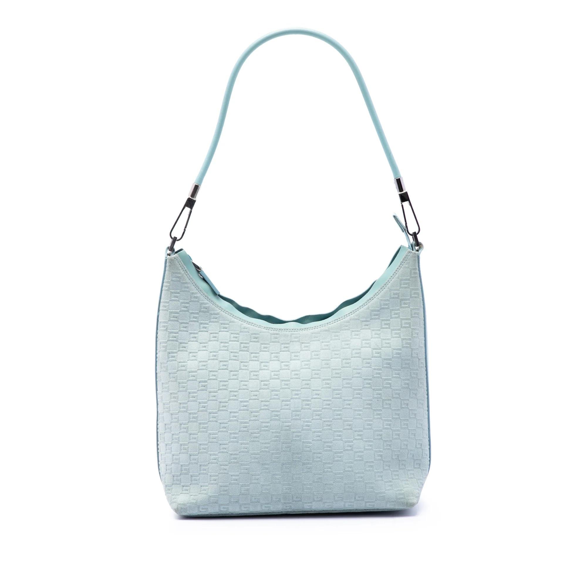 Square G leather handbag