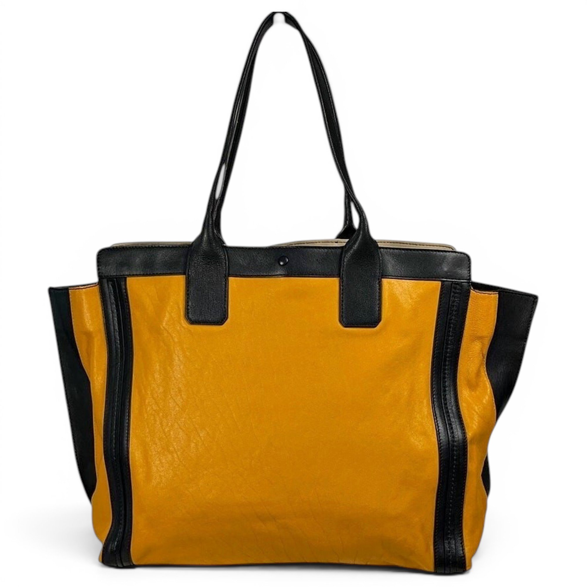 Leather tote