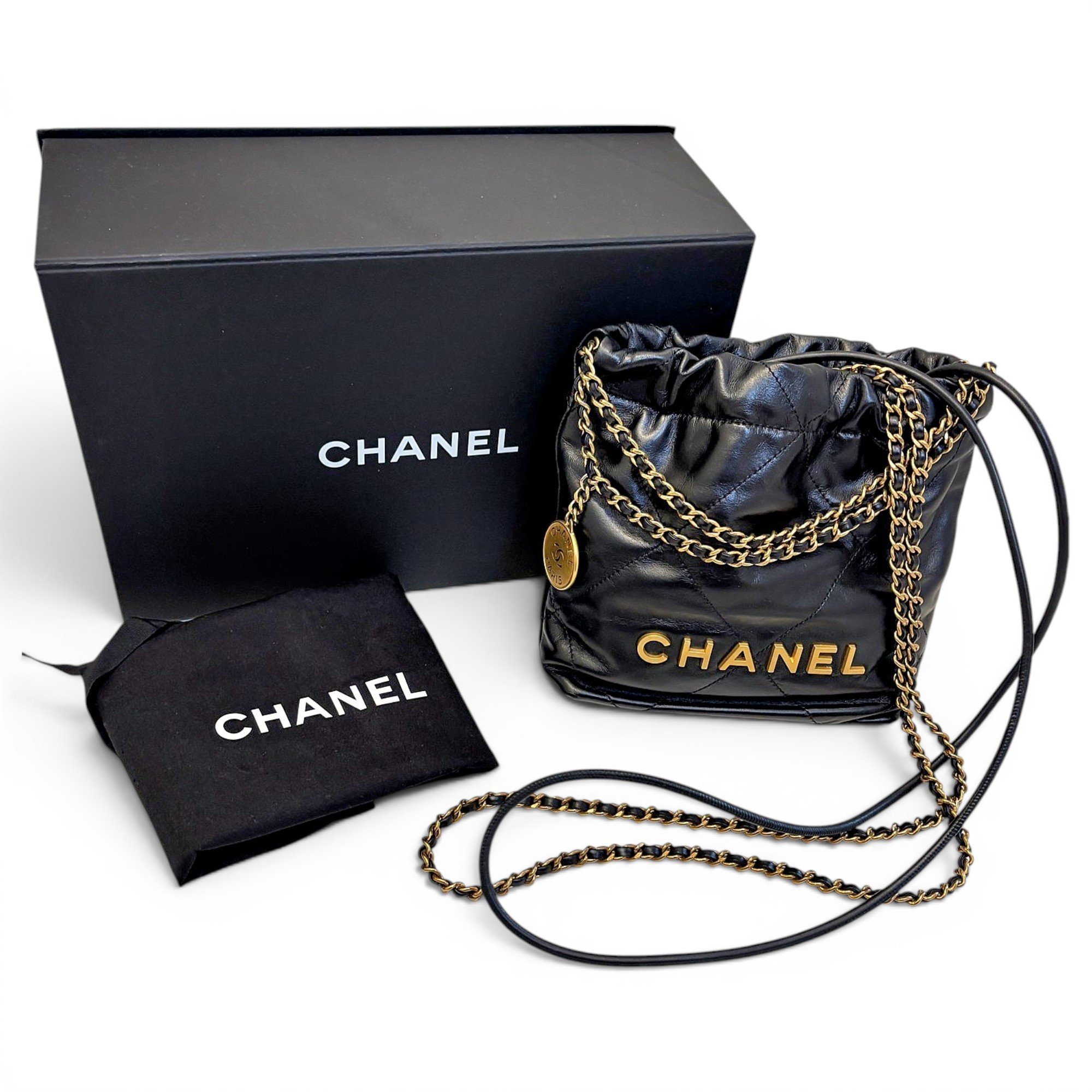 Chanel 22 leather bag