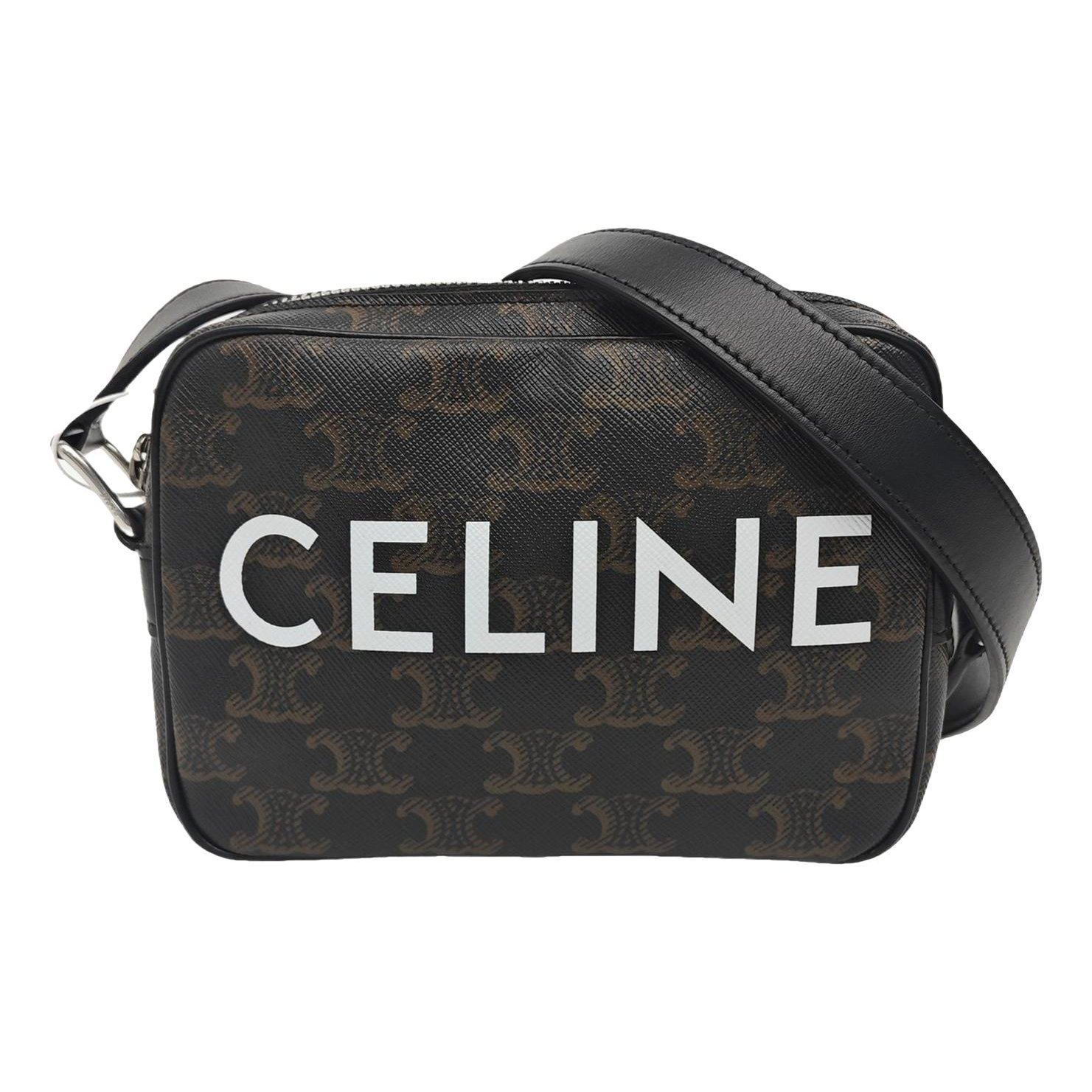 Triomphe leather handbag
